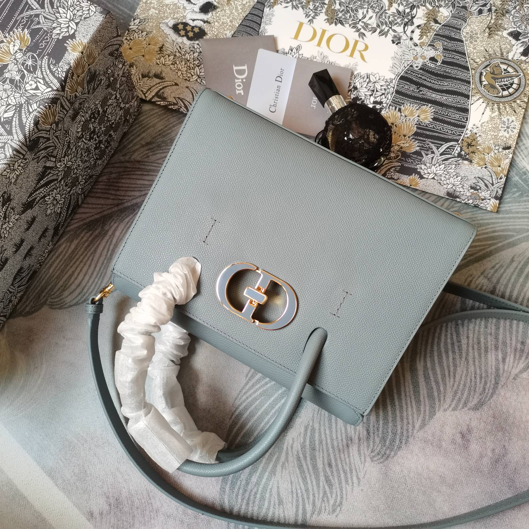 D*ior Bag Top Quality 25*19*12CM