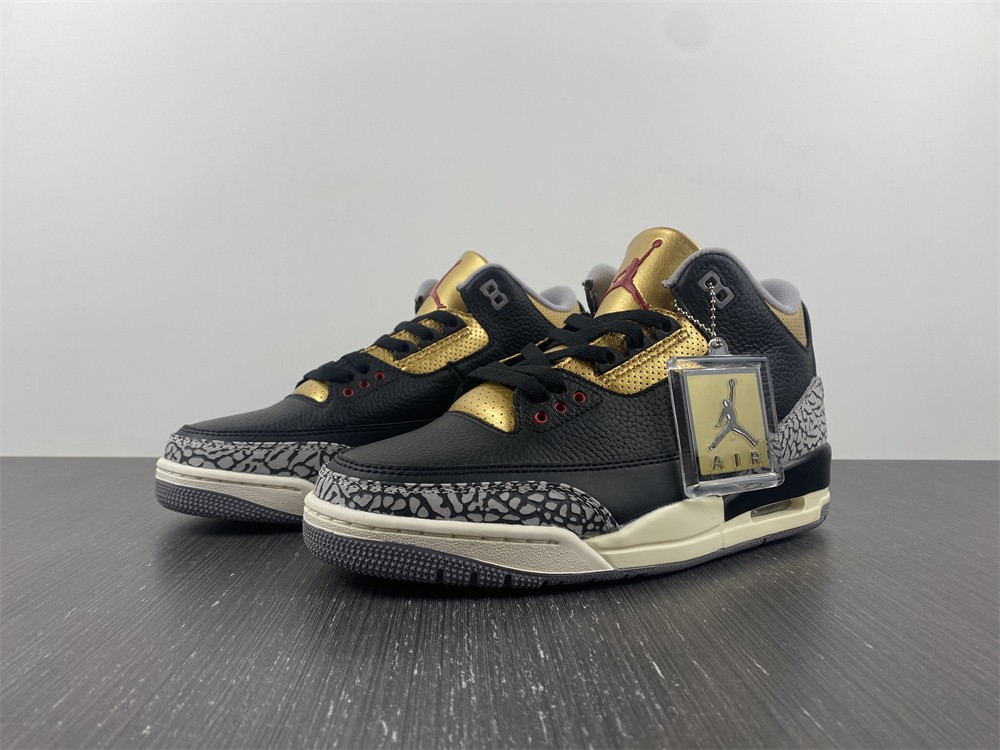 Air Jordan 3 WMNS βBlack Goldβ CK9246-067