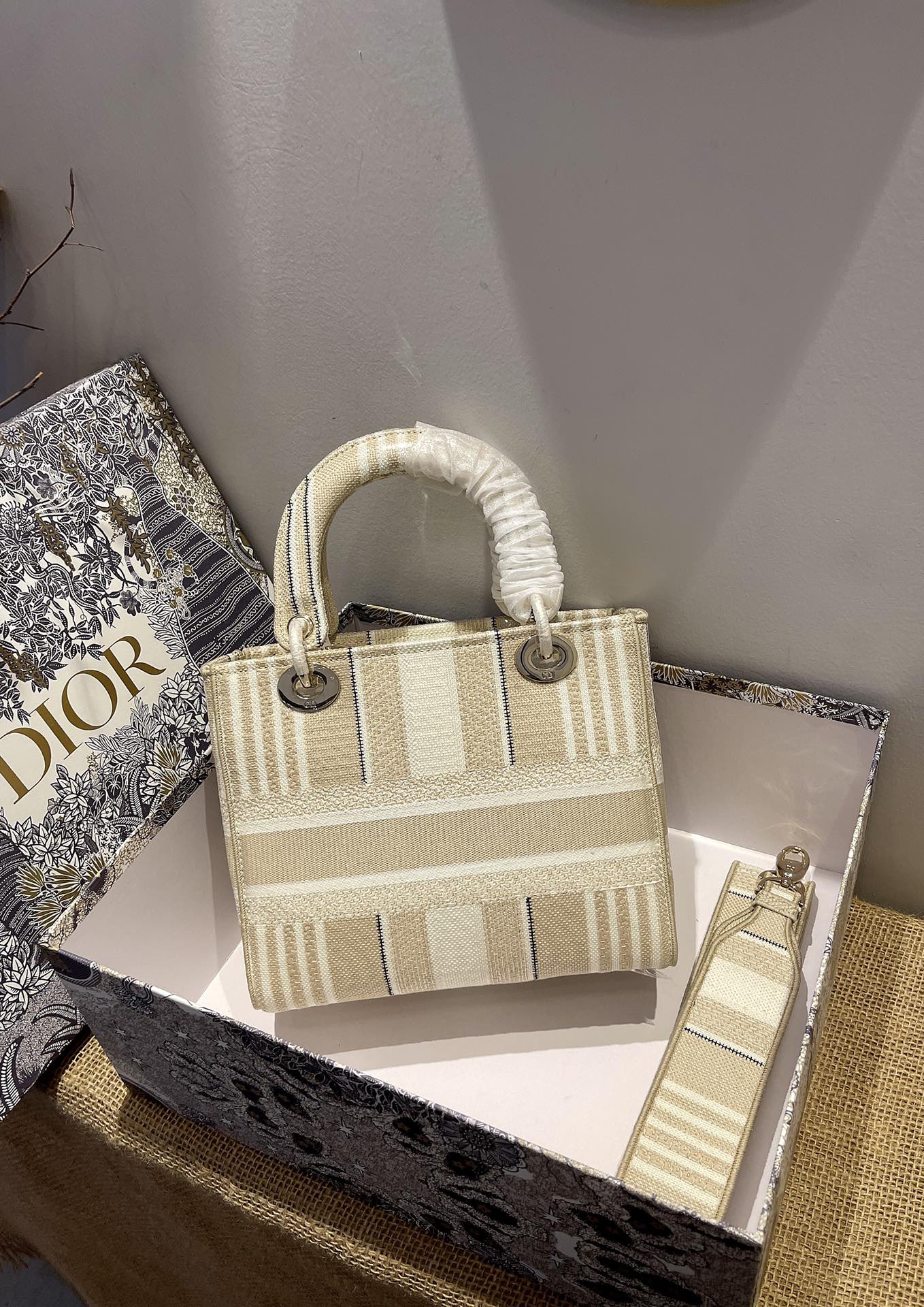 D*ior Top Bag 24*20*11cm