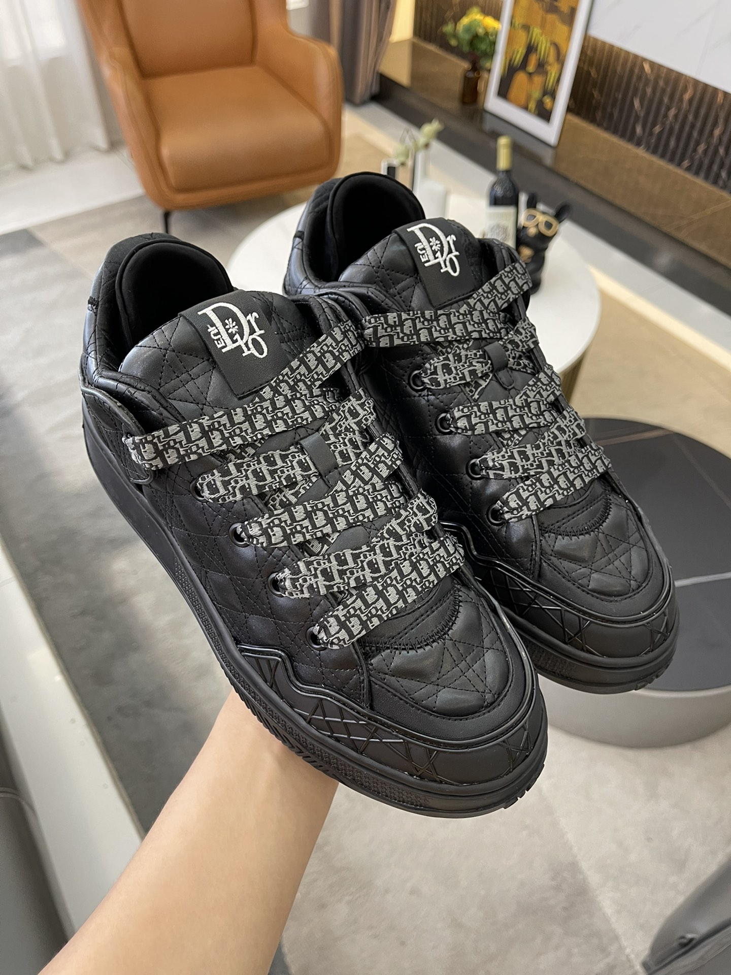 Men Women D*ior Top Sneakers