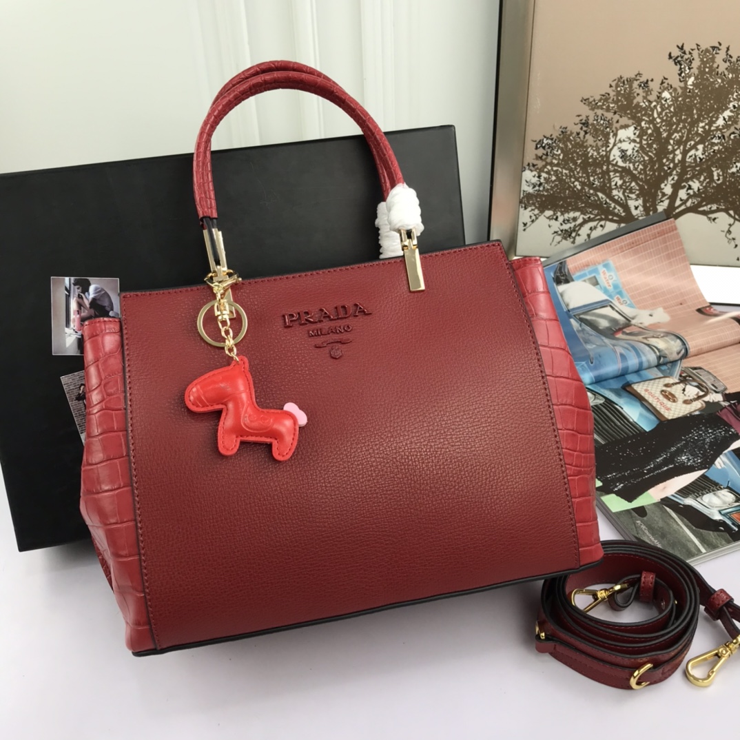 P*rada Top Bag 30*23*13cm