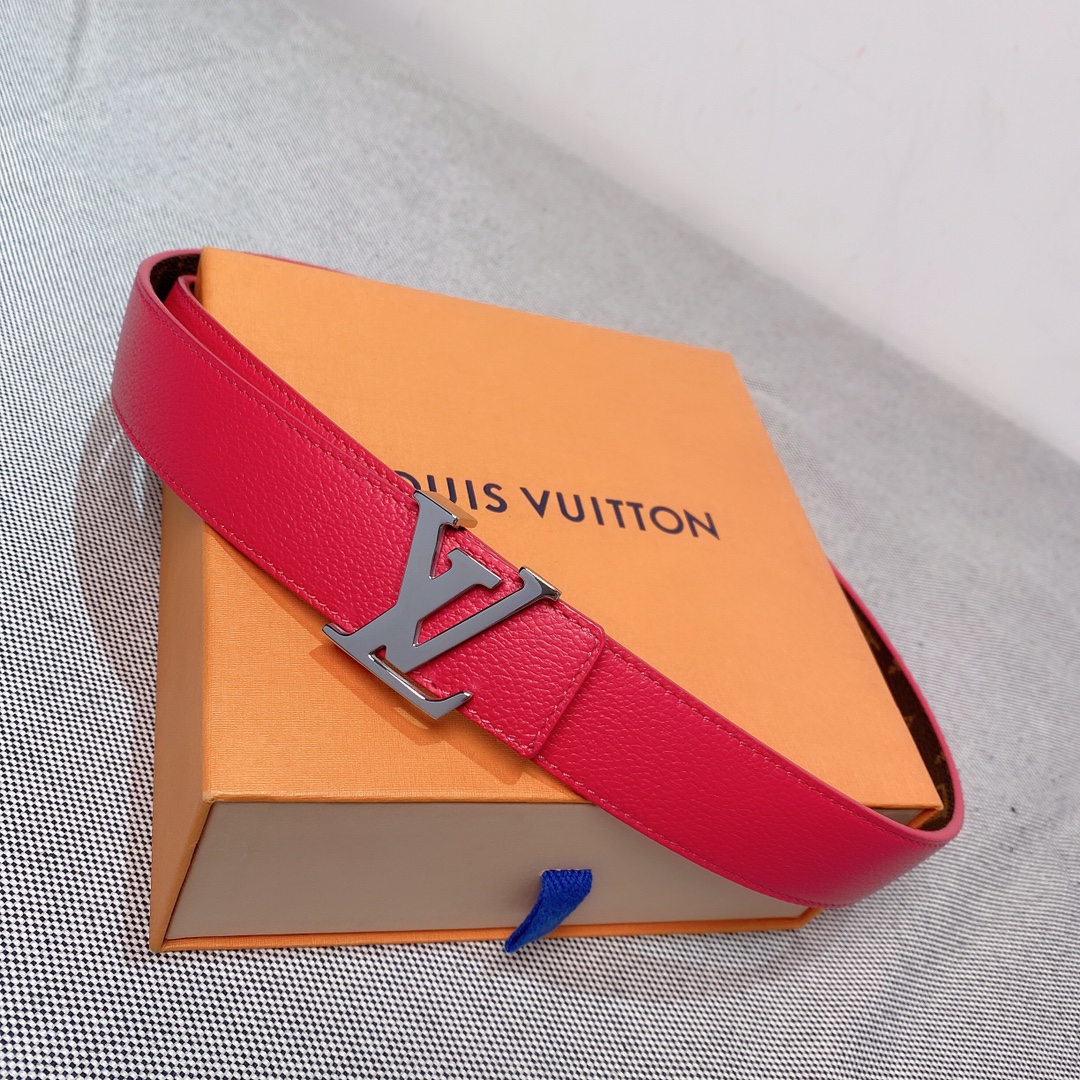 L*ouis V*uitton Belts Top Quality 30MM