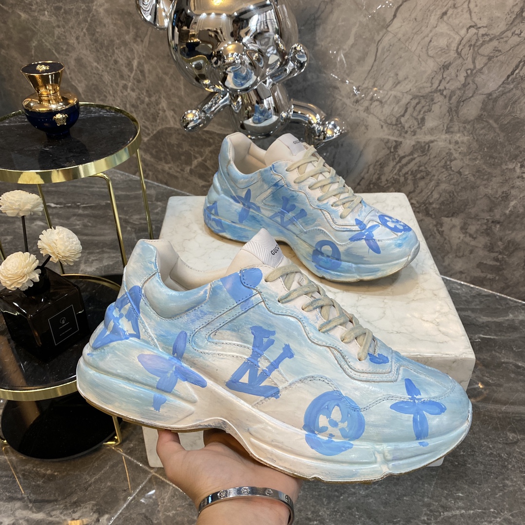 Men Women G*ucci Top Sneaker