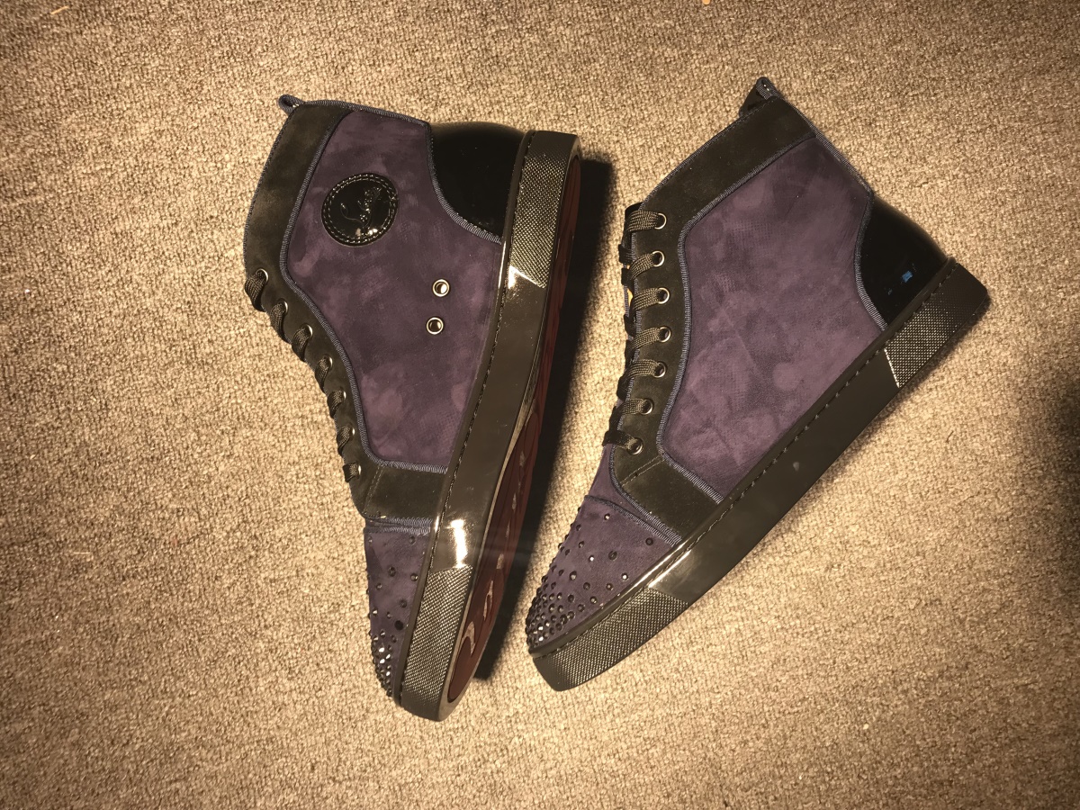 C*ristian L*uboutin Suede Leather Sneaker