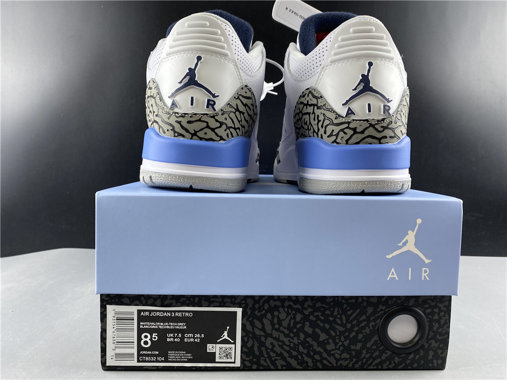 Air Jordan3 UNC CT8532-104