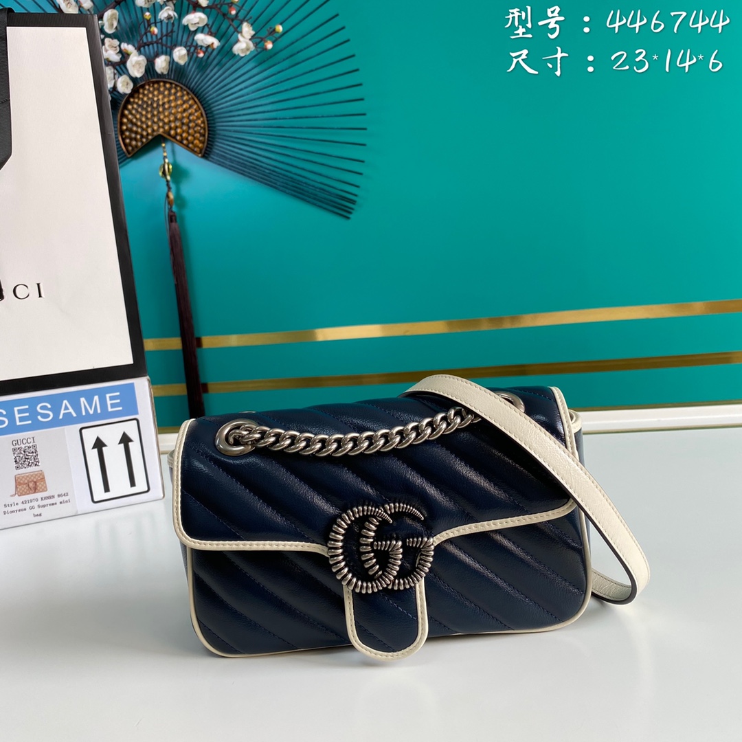 G*ucci Bag Top Quality 23*14*6cm