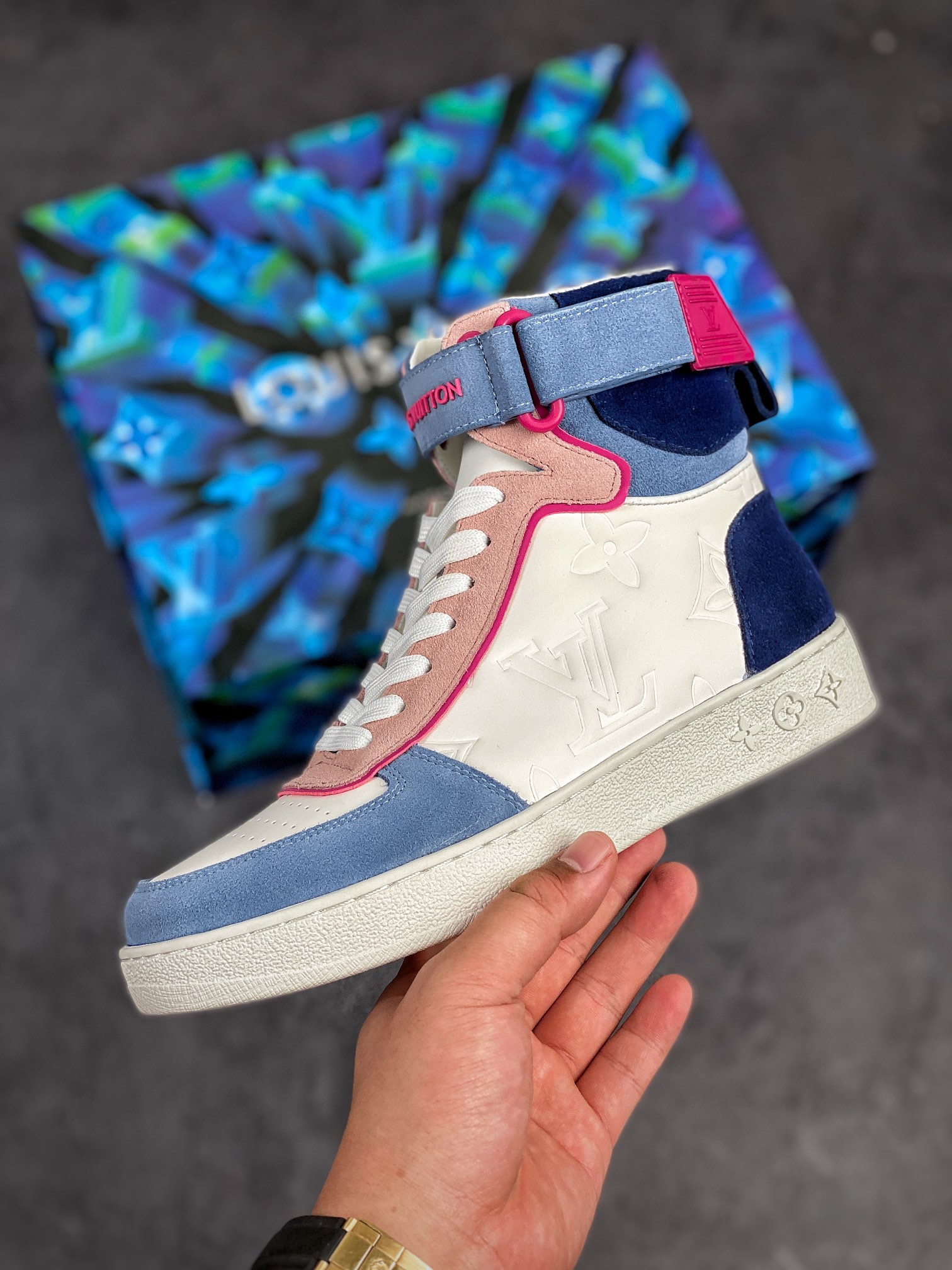 Men L*ouis V*uitton Top Sneaker