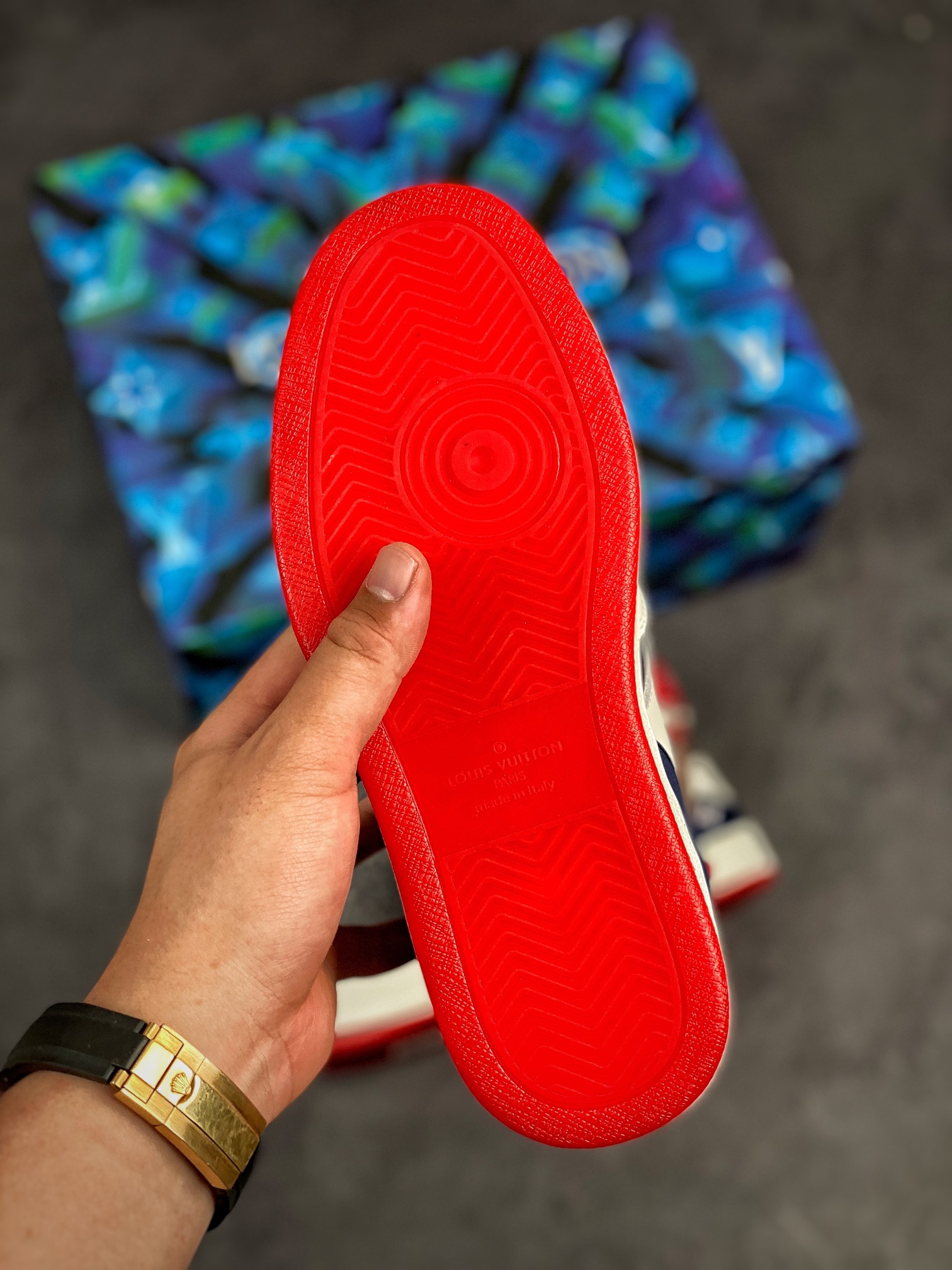 Men L*ouis V*uitton Top Sneaker