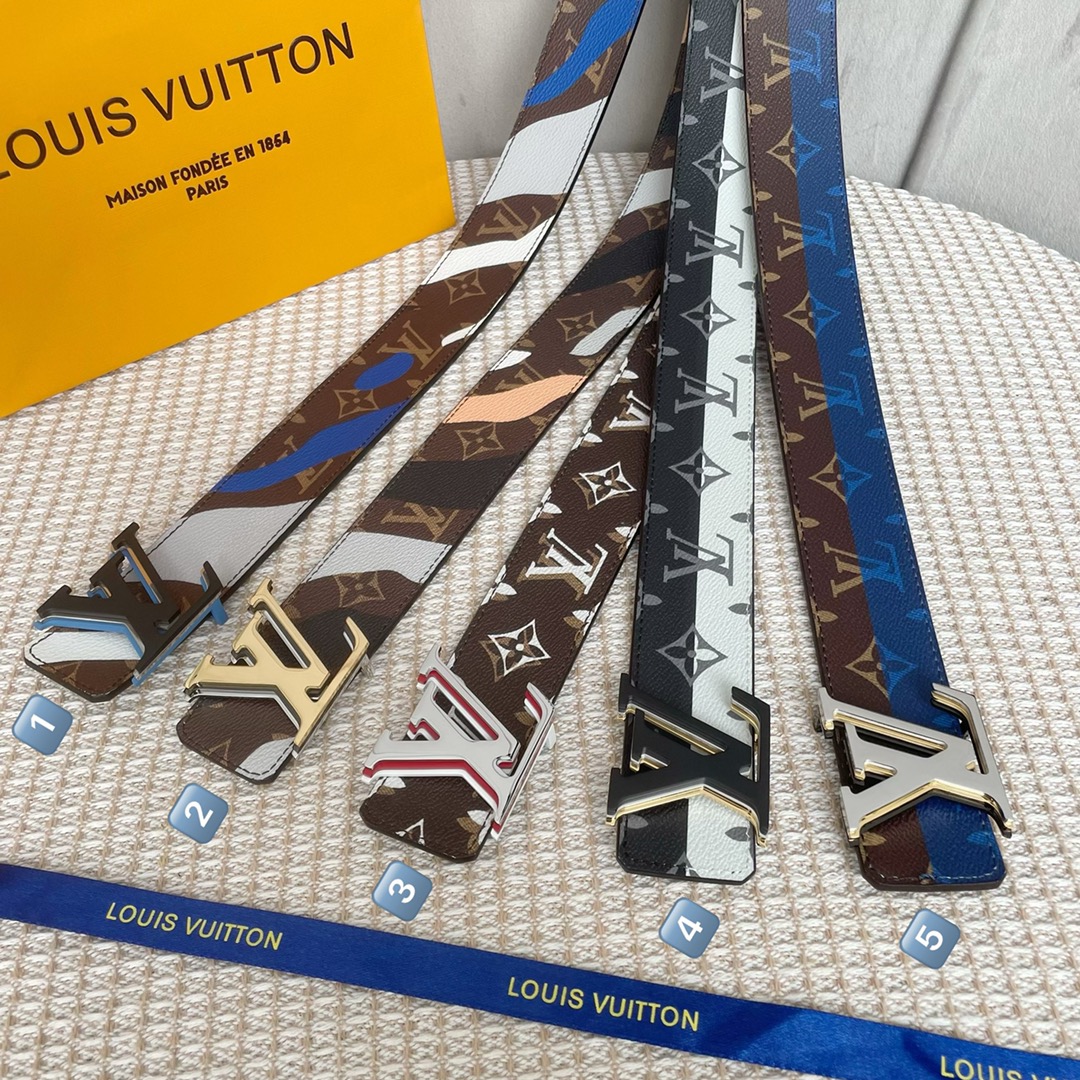 L*ouis V*uitton Belts Top Quality 40MM