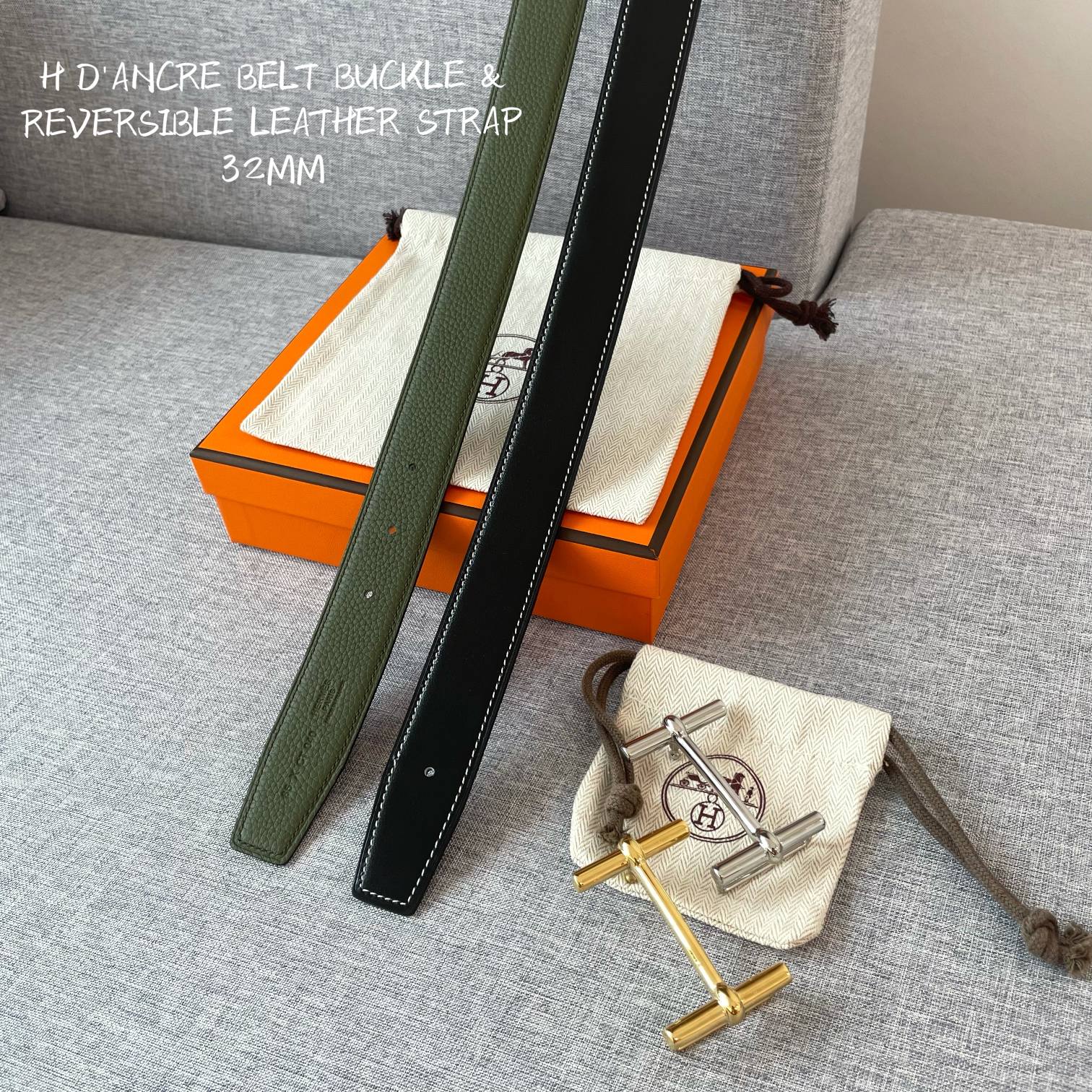 H*ermes Belts Top Quality 3.2CM