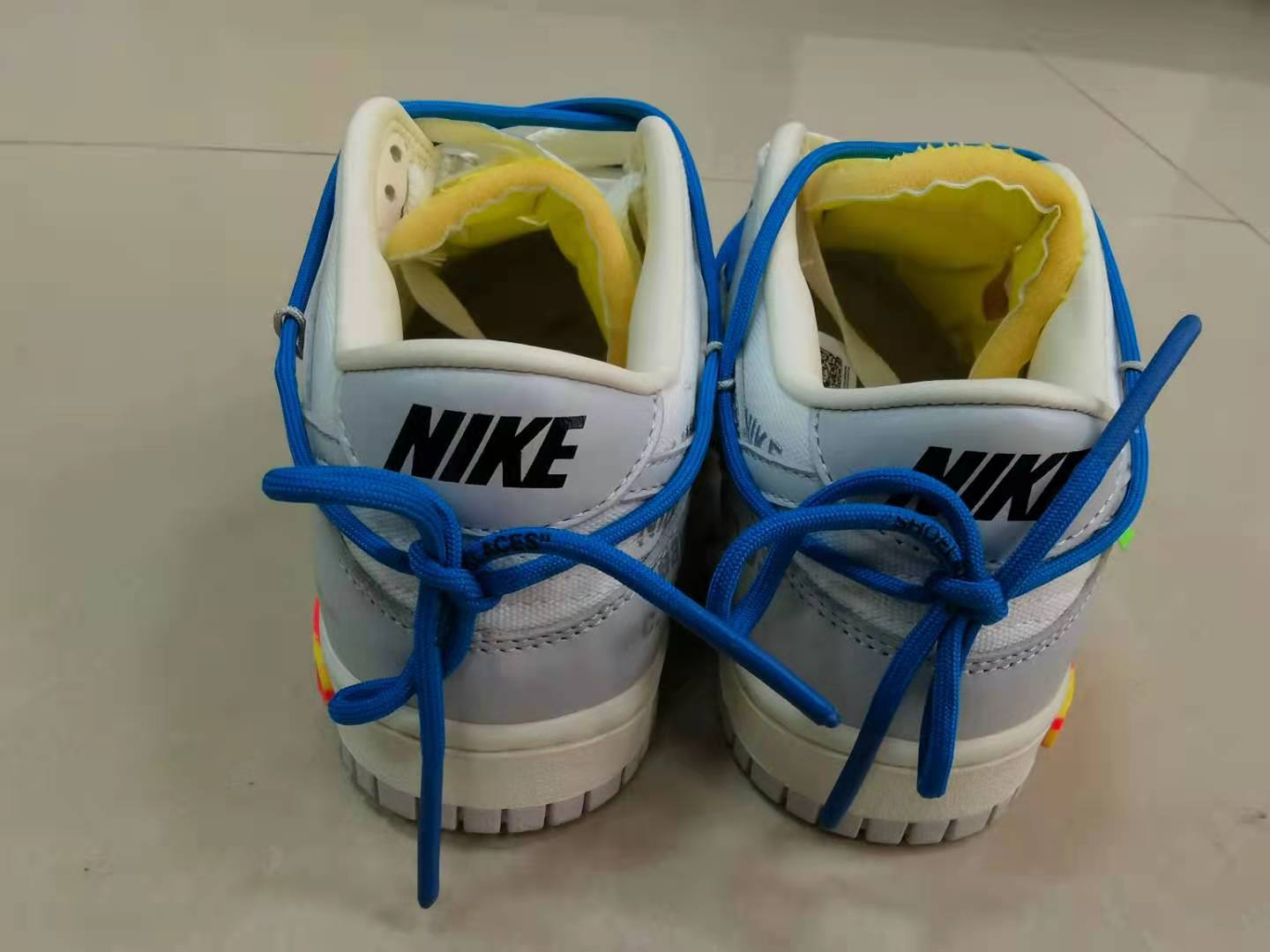 from O*ff-W*hite x Nike Dunk Low