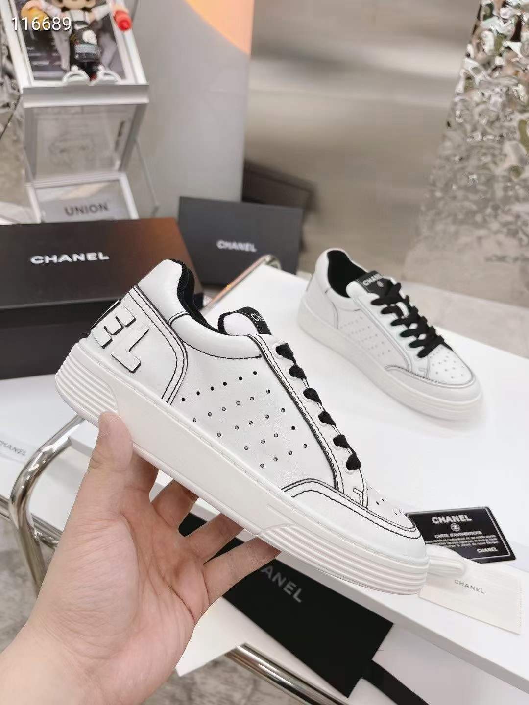 Men Women C*hanel Top Sneaker