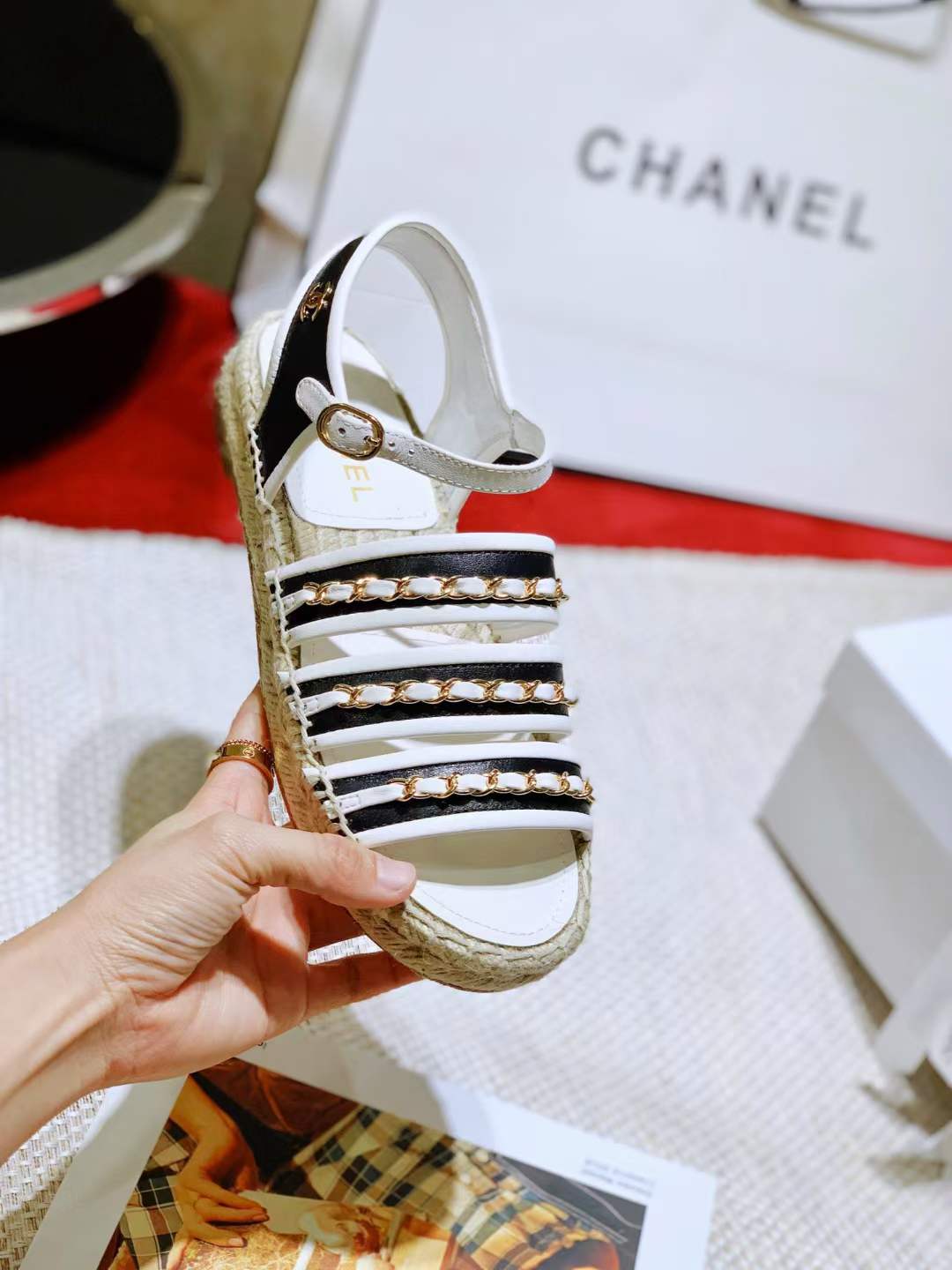 Women C*hanel Top Slippers