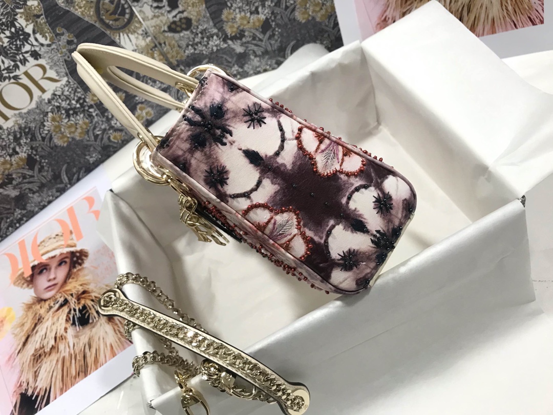 D*ior Top Bag 17*15*7cm