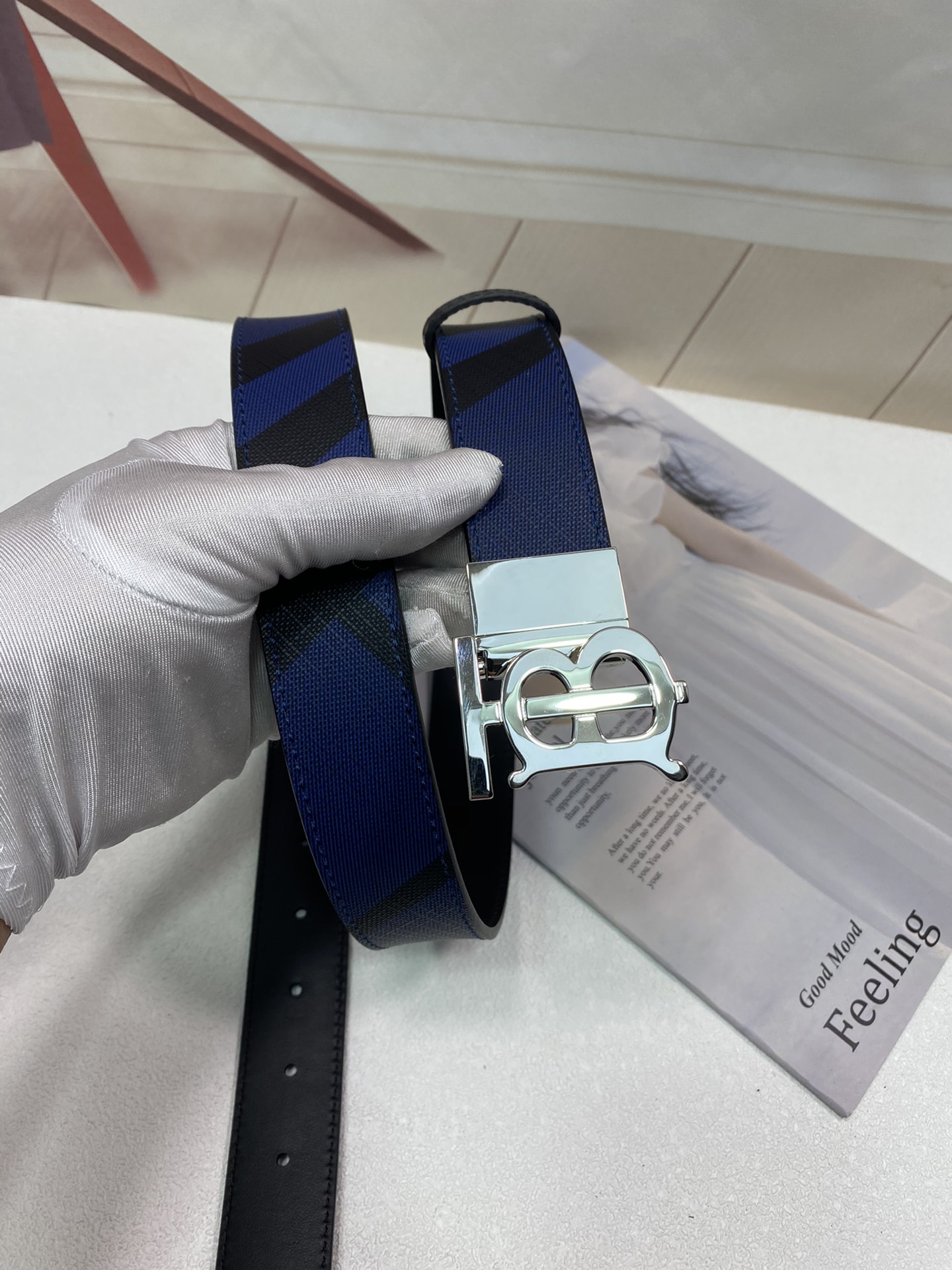 B*urberrry Belts Top Version 35MM