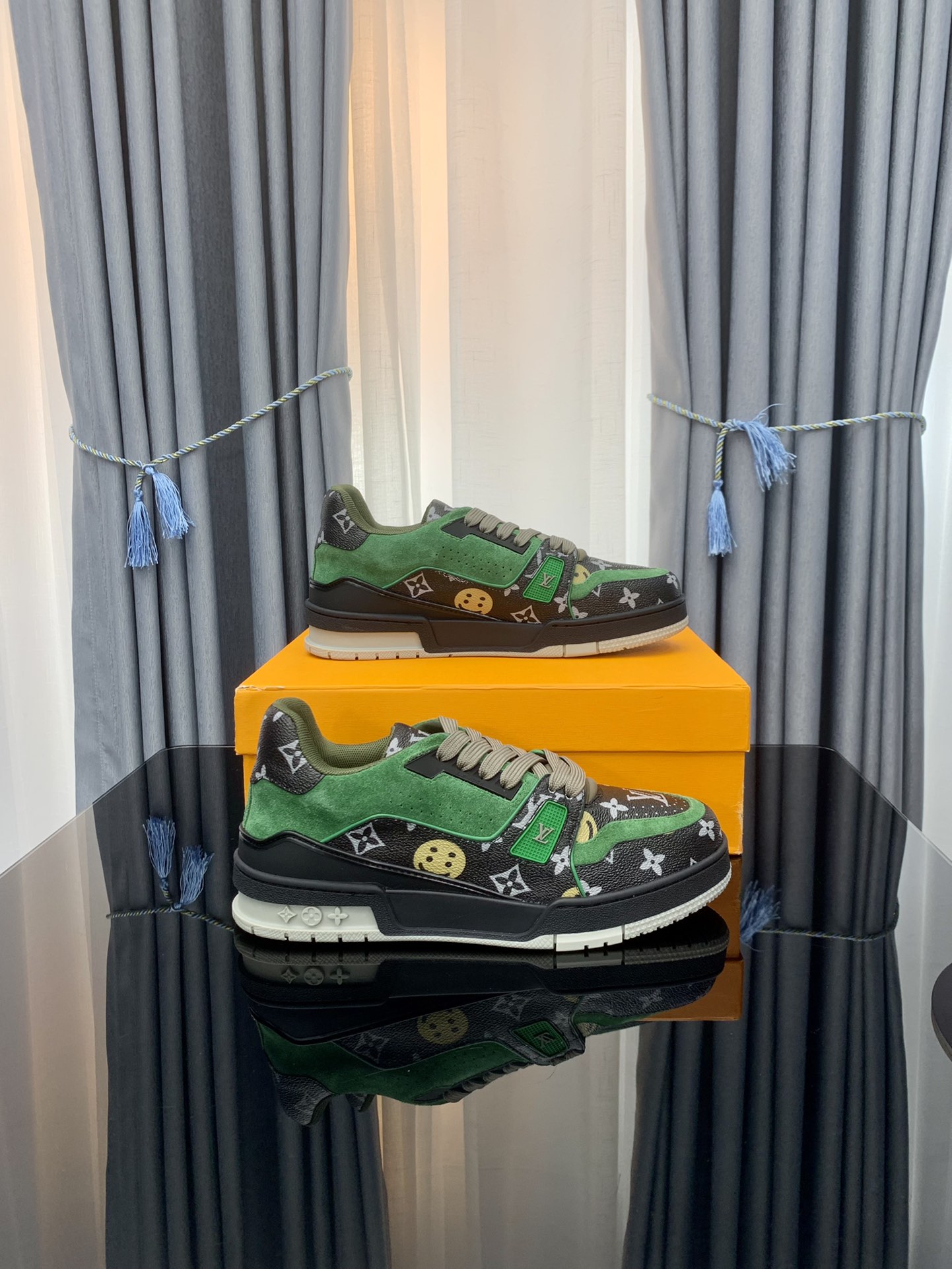 Men Women L*ouis V*uitton Top Sneakers