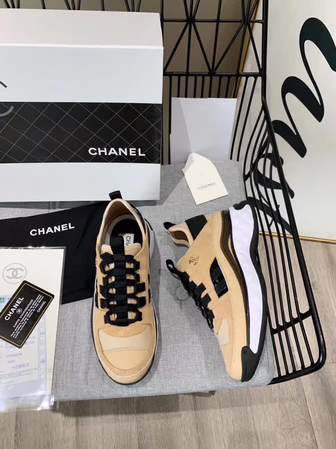 Women C*hanel Top Sneaker