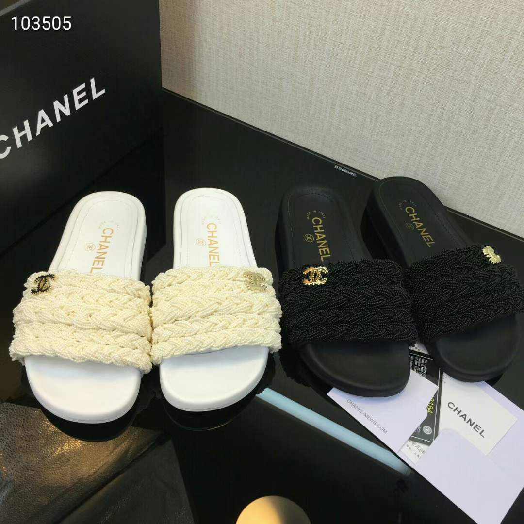 Women C*hanel Top Slippers