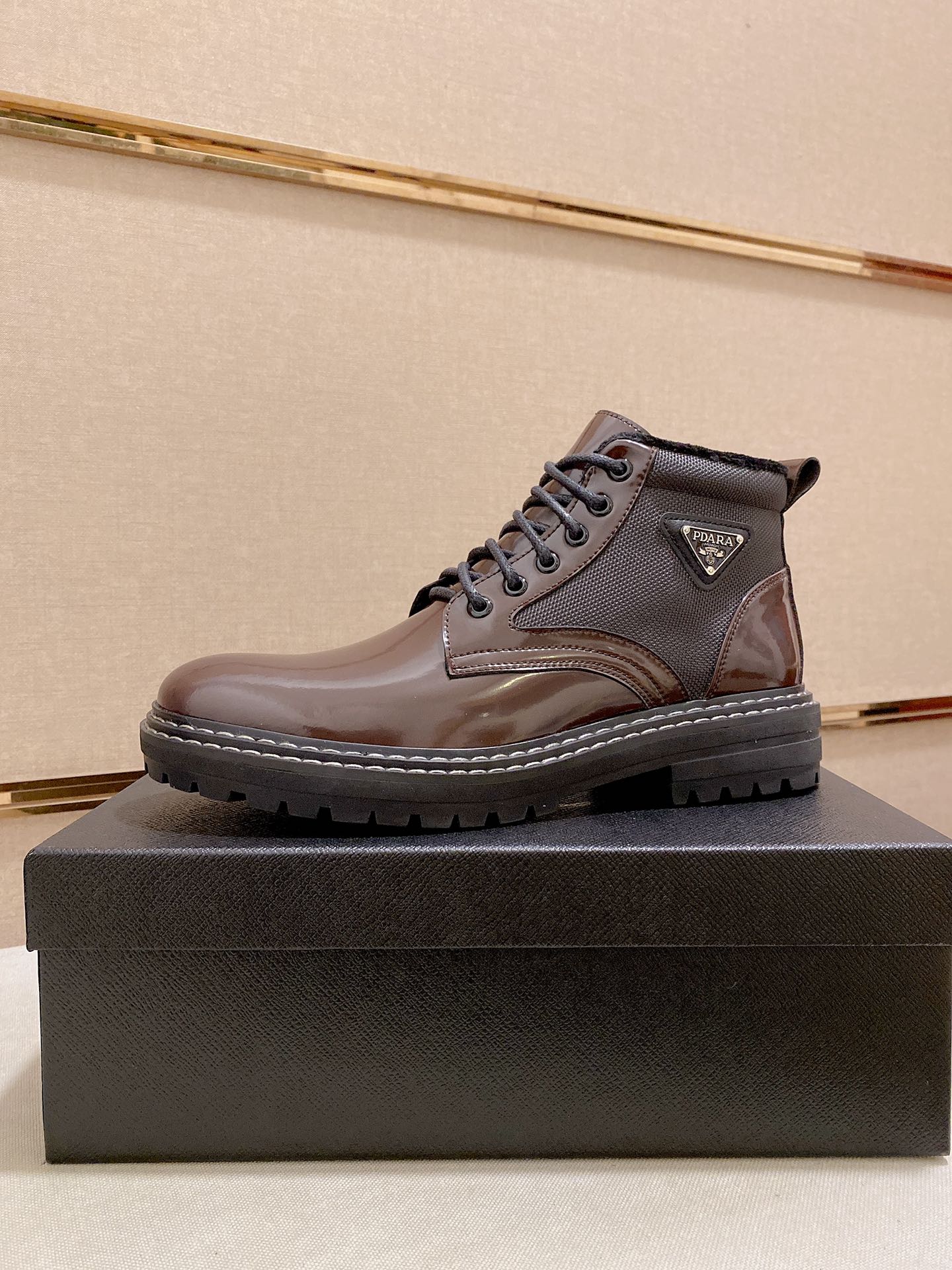 Mens P*rada Top Sneakers