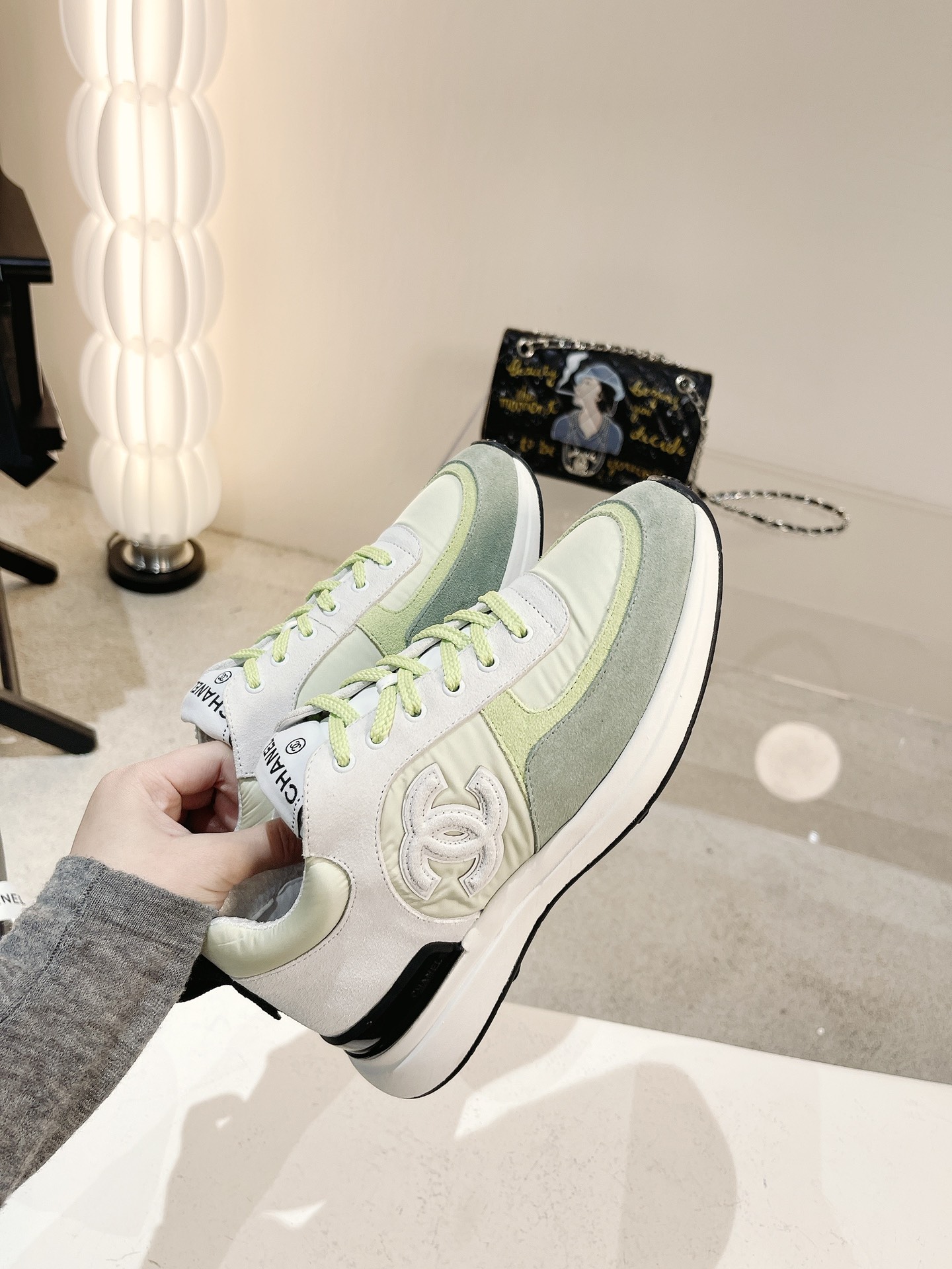 Women C*hanel Top Sneaker