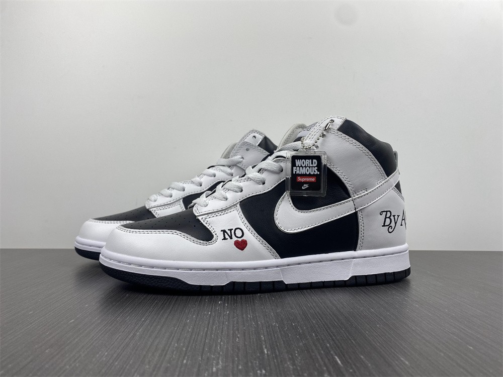 from Supreme x Nike SB Dunk High QS โBy Any MeansโSUP DN3741-002