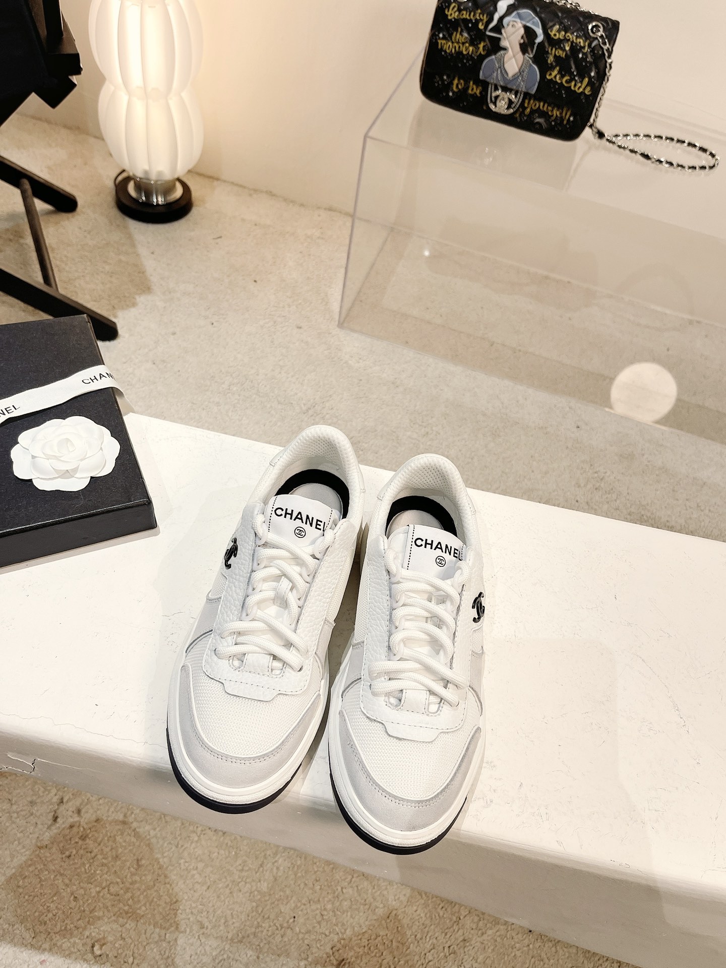 Women C*hanel Top Sneaker