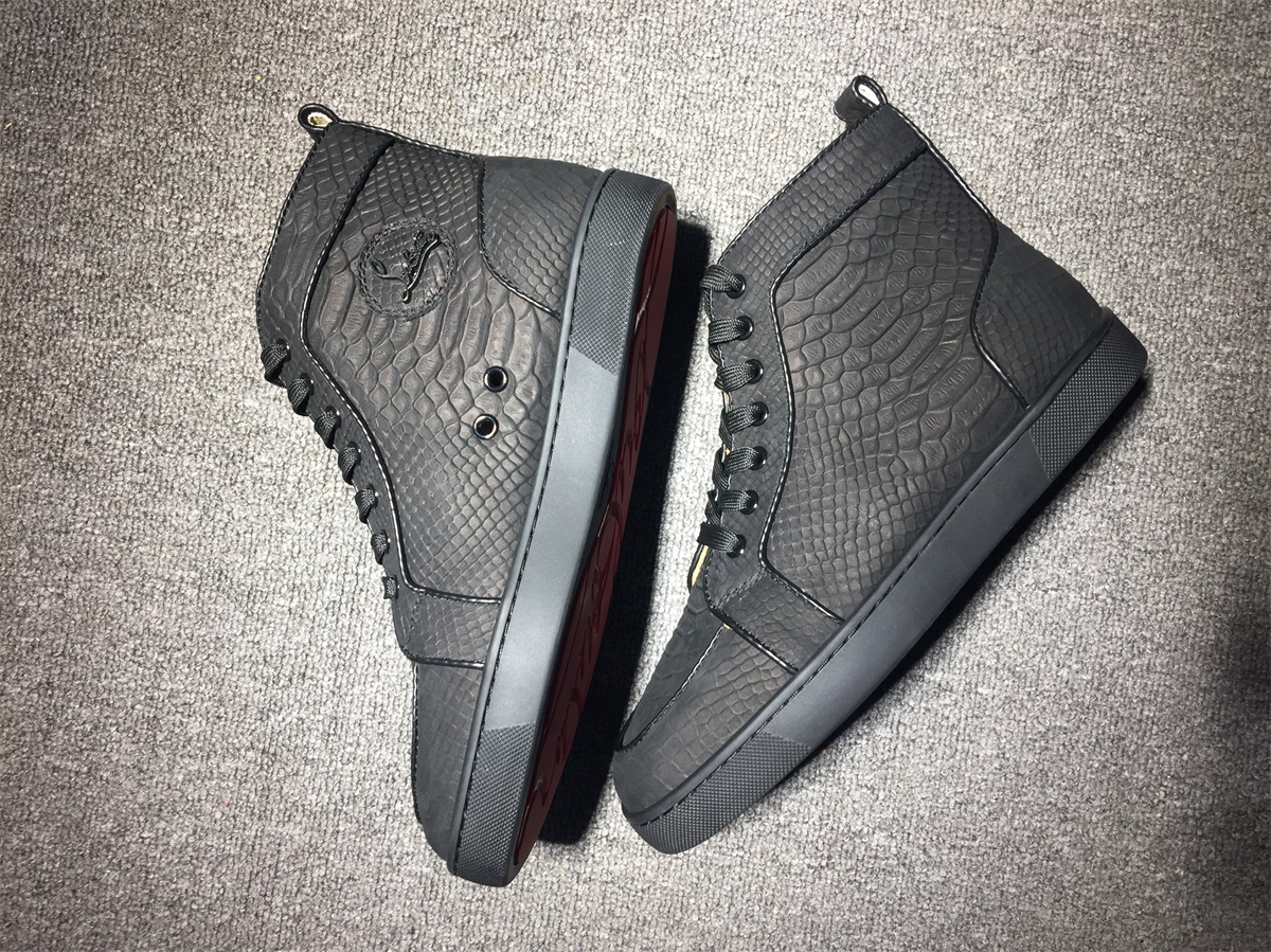 C*ristian L*uboutin Python Sneaker