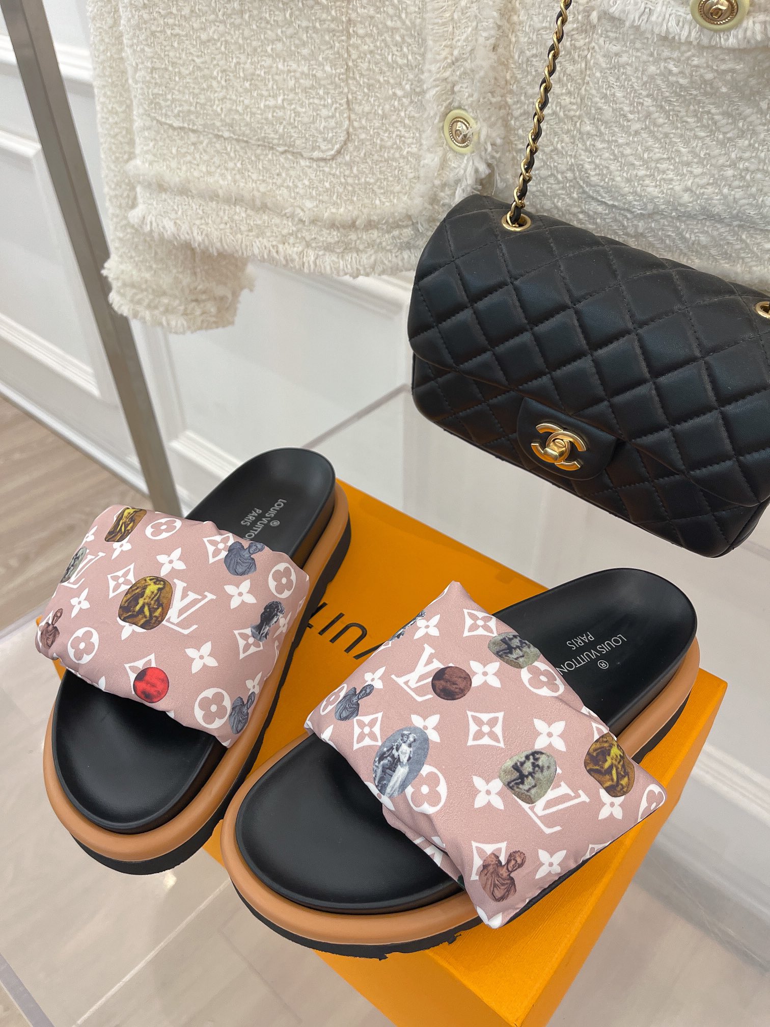 Men Women L*ouis V*uitton Top Sandals