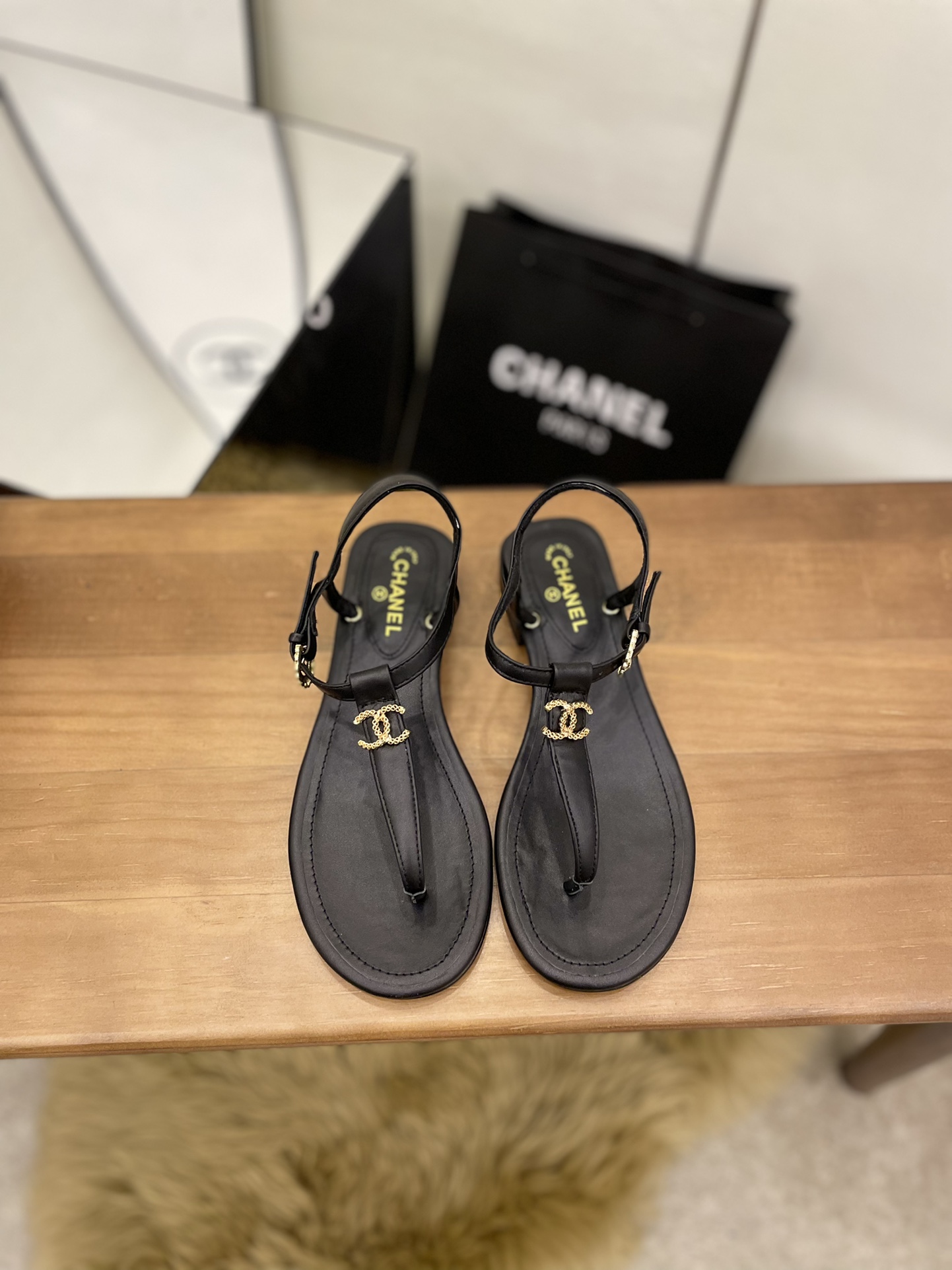 Women C*hanel Top Sandals