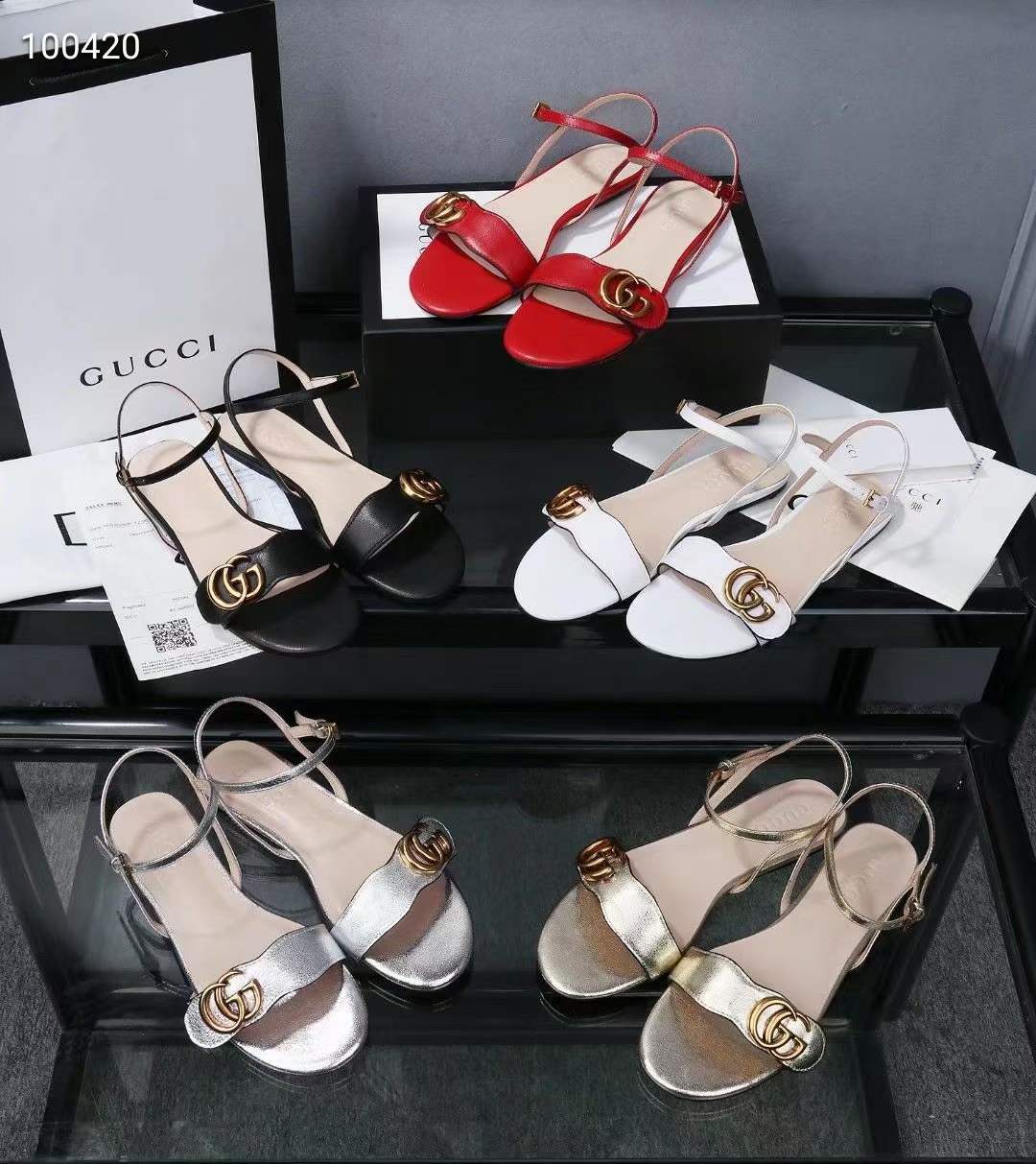 Women G*ucci Top Sandals