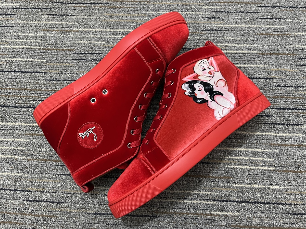 Men Women C*hristian L*ouboutin Top Sneaker