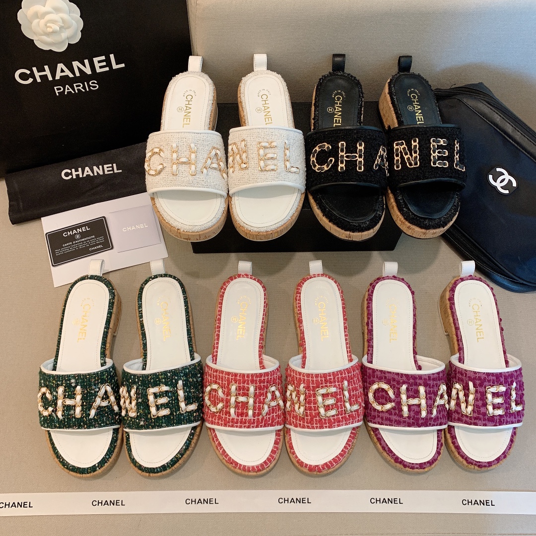 Women C*hanel Top Sandals