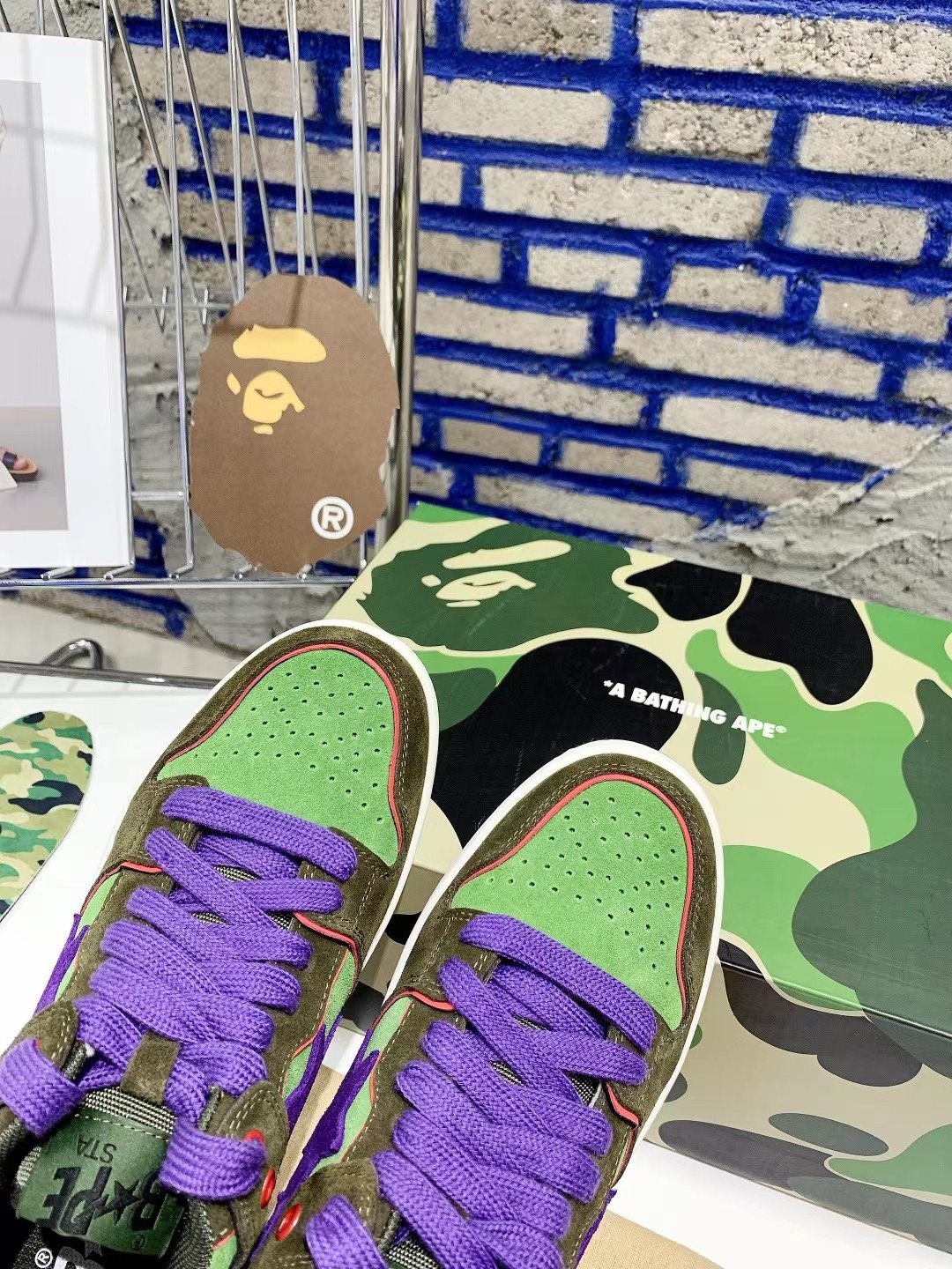 Men Women B*ape Top Sneaker