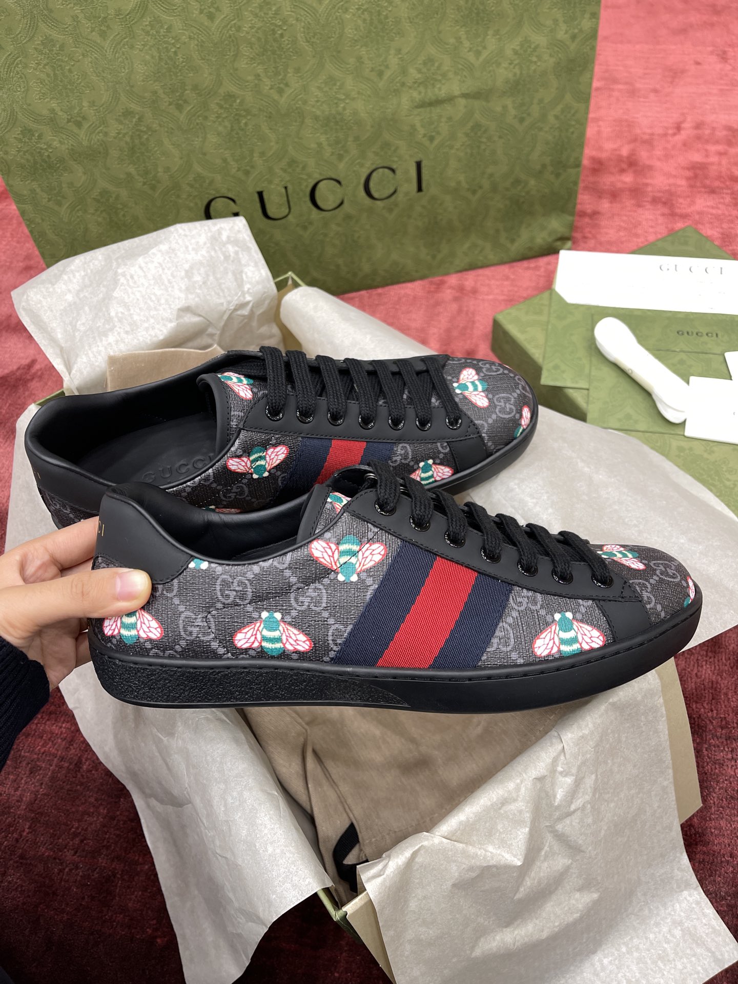 Men G*ucci Top Sneaker