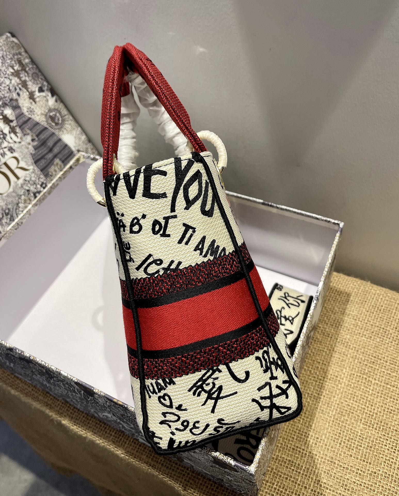 D*ior Top Bag 24*20*11cm