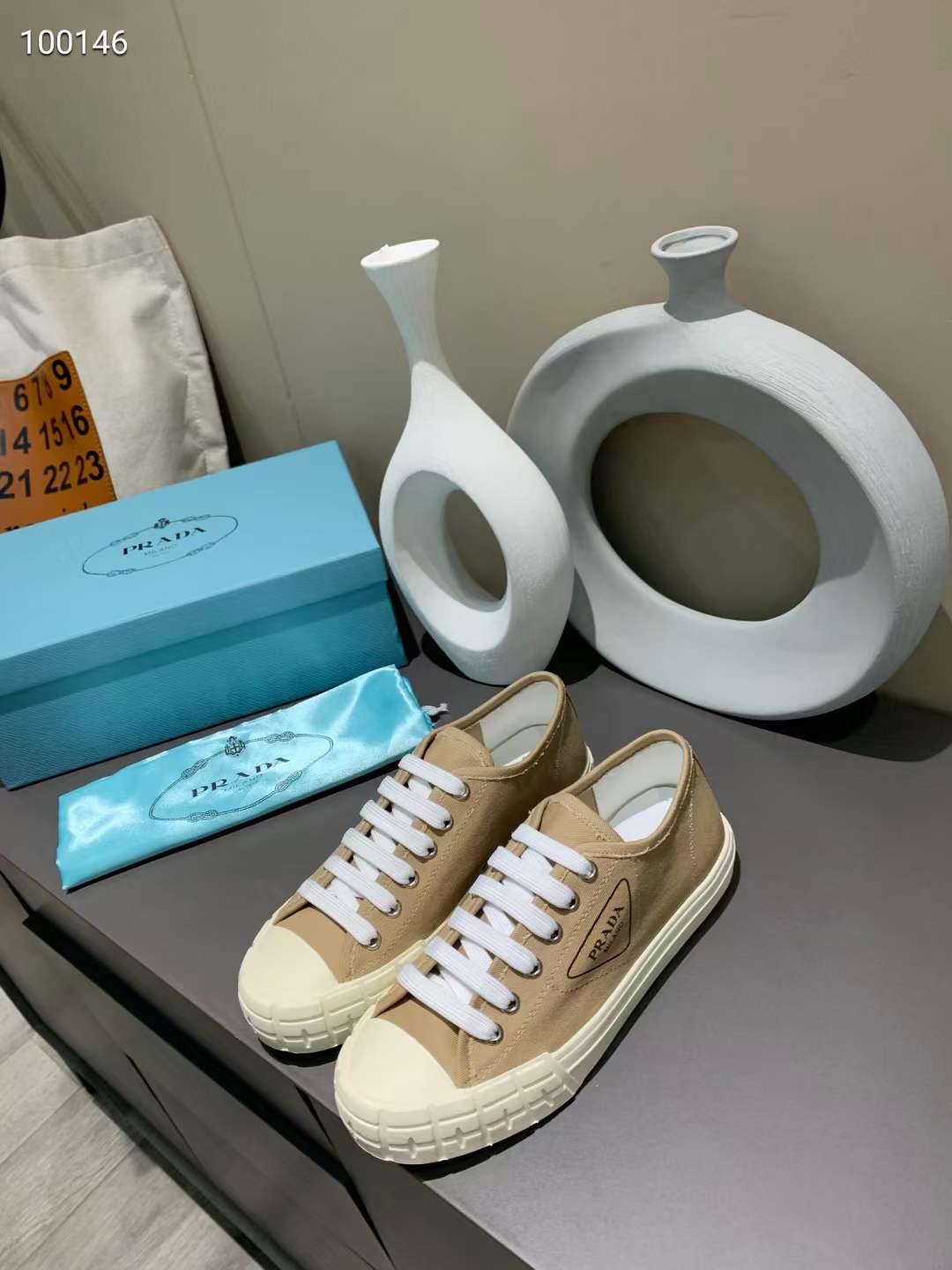 Women P*rada Top Sneaker