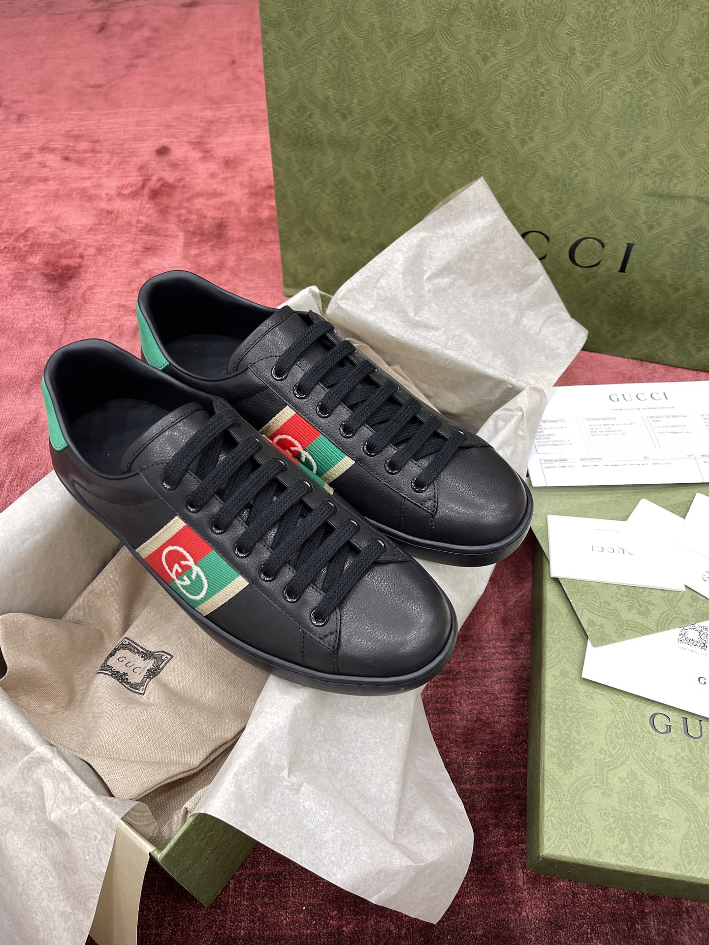 Men G*ucci Top Sneaker