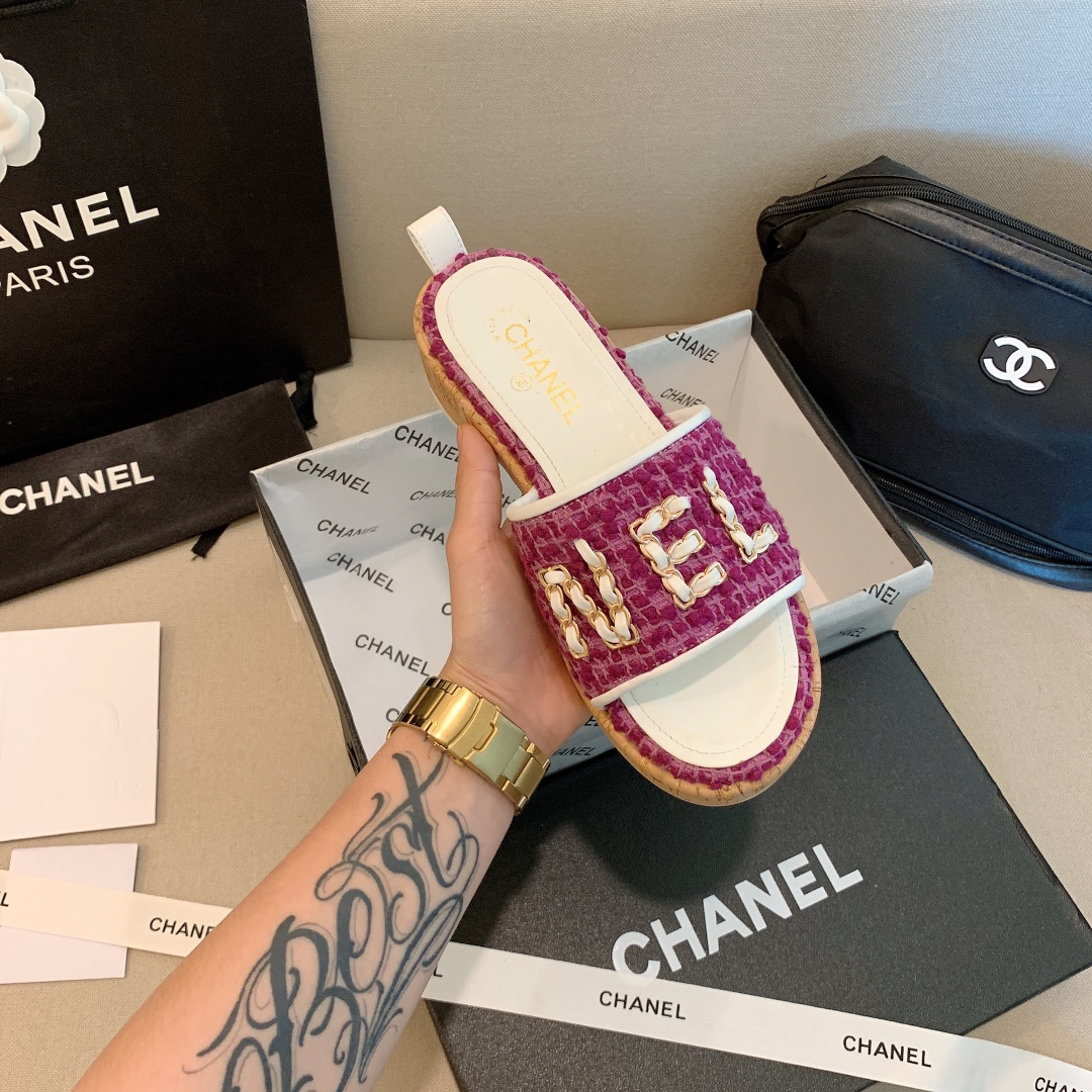 Women C*hanel Top Sandals