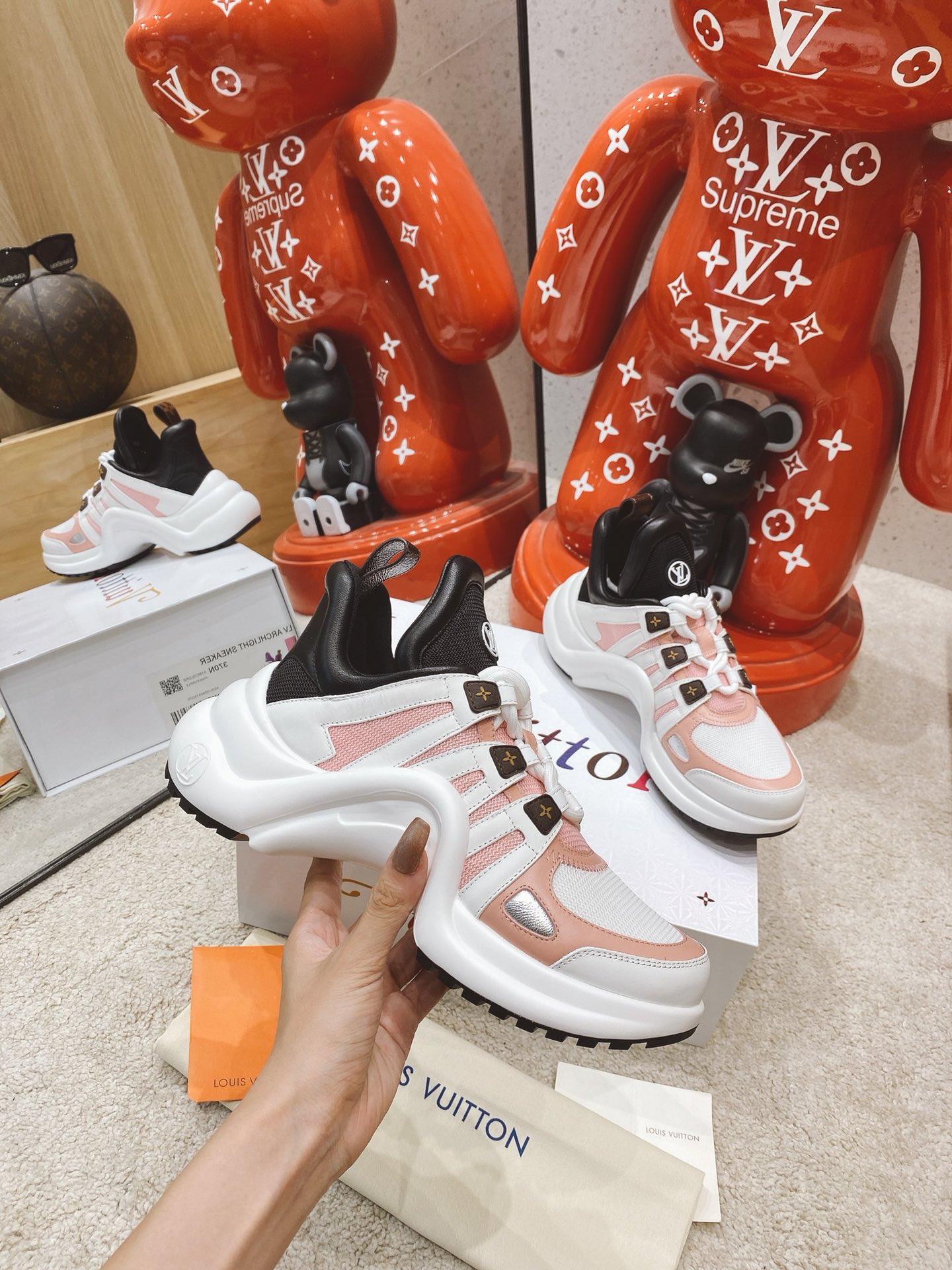 Women L*ouis V*uitton Top Sneaker Top Sneaker