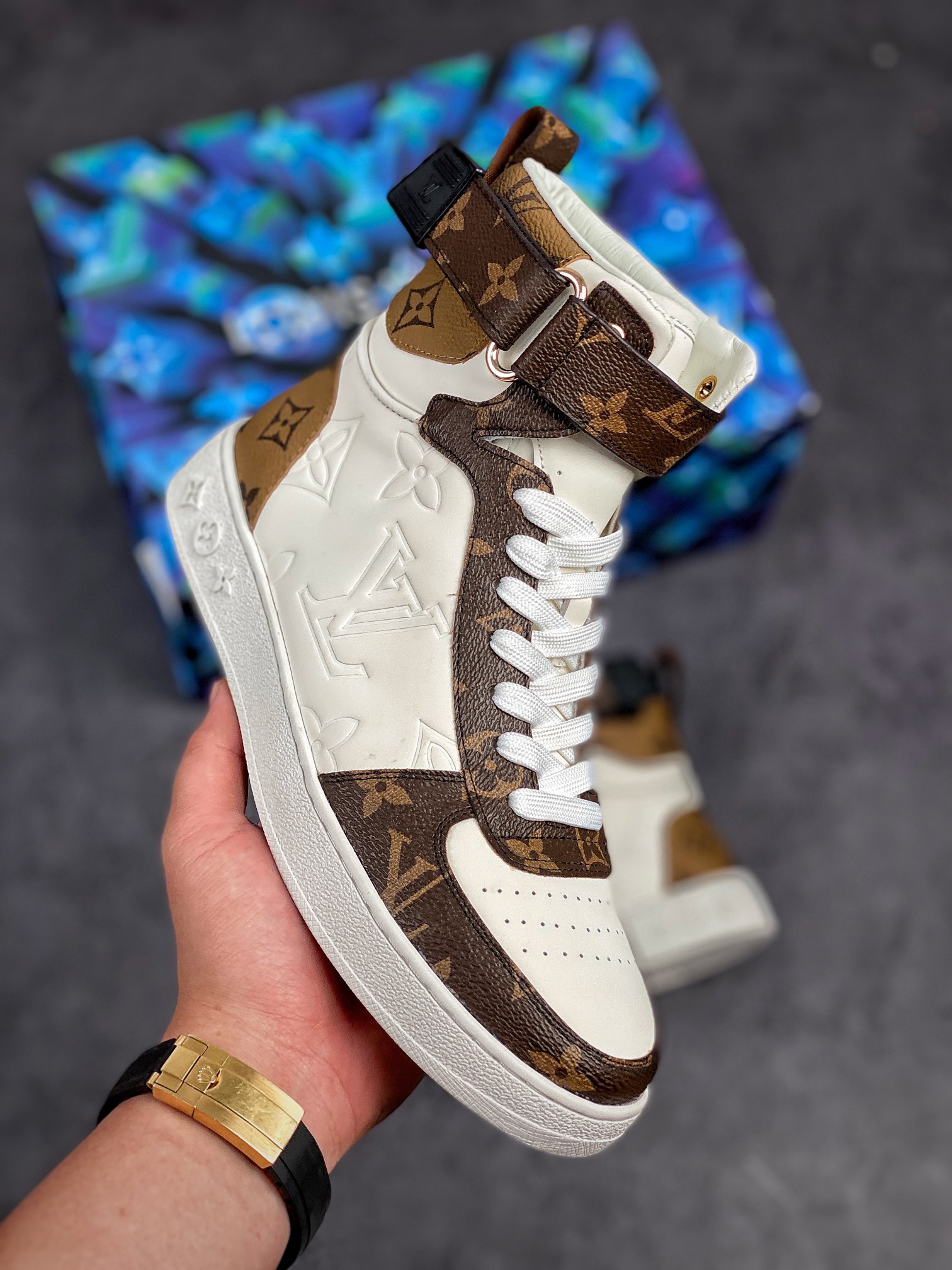 Men L*ouis V*uitton Top Sneaker