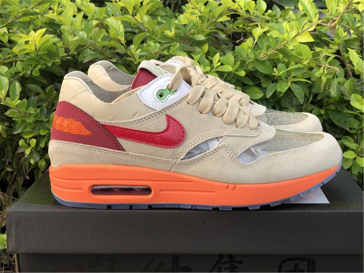 from CLOT x Nike Air Max 1 βKiss of Deathβ DD1870-100