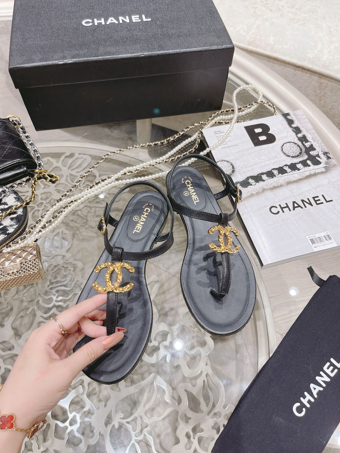 Women C*hanel Top Sandals