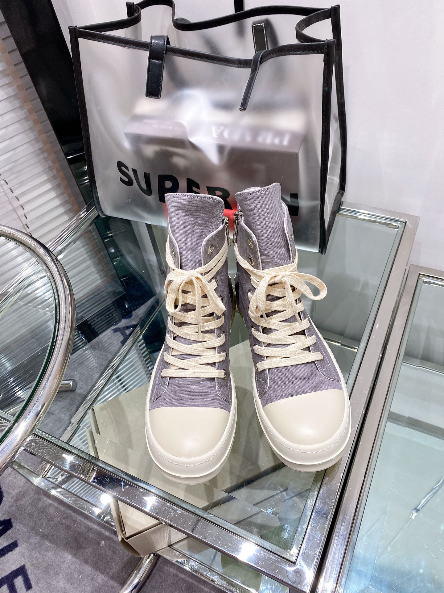 Men Women R*ick O*wens Top Sneaker