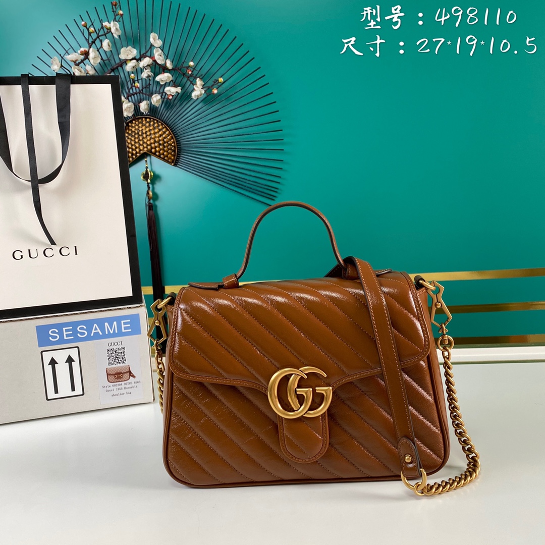 G*ucci Bag Top Quality 27*19*10.5cm