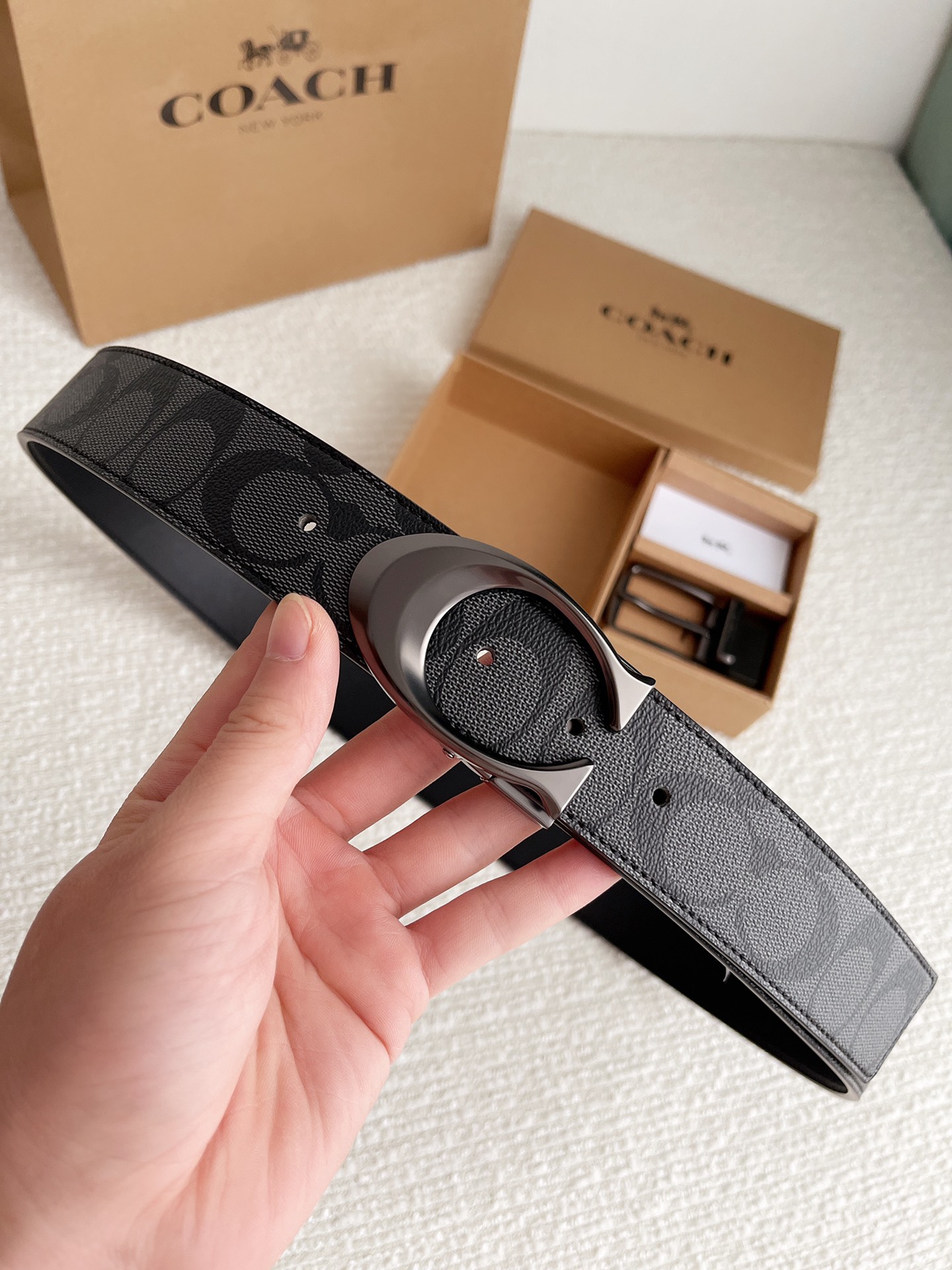 C*oach Belts Top Quality 37MM