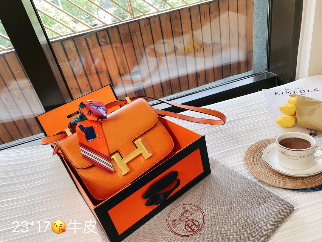 H*ermes Top Bag 23*17CM