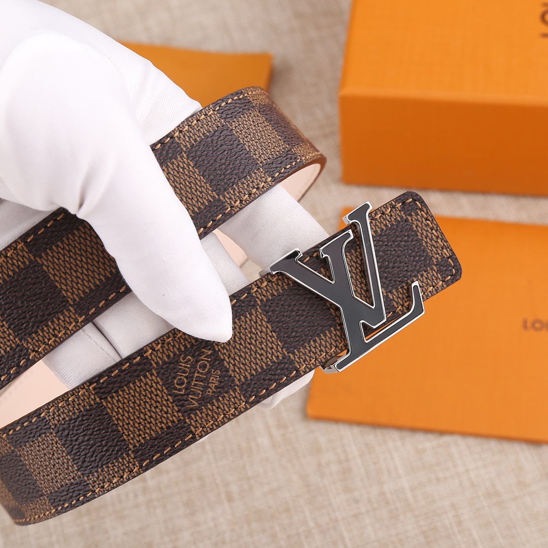 L*ouis V*uitton Belts Top Quality 30MM