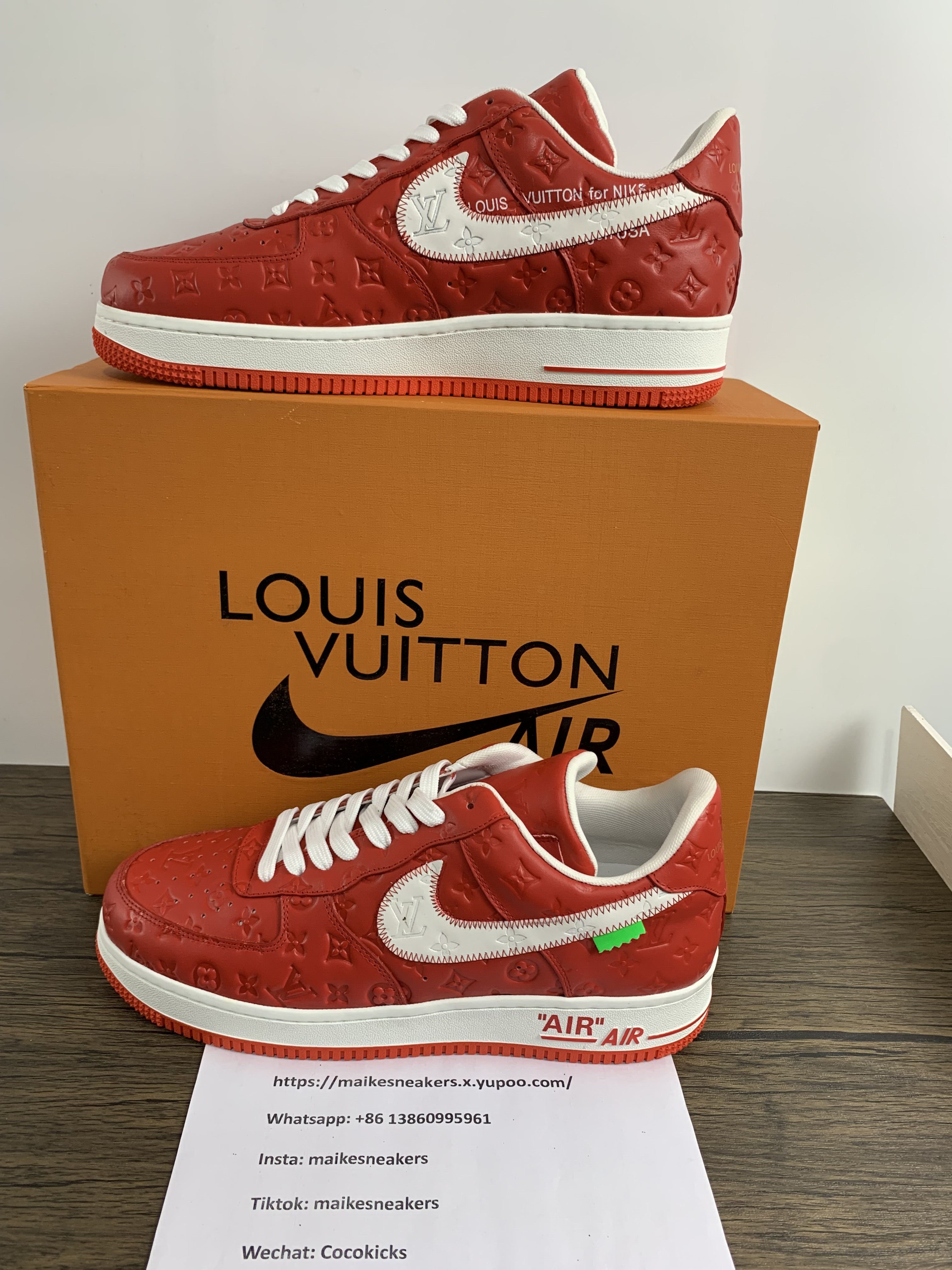 from Men L*ouis V*uitton * nike air force 1 Low Top Sneakers
