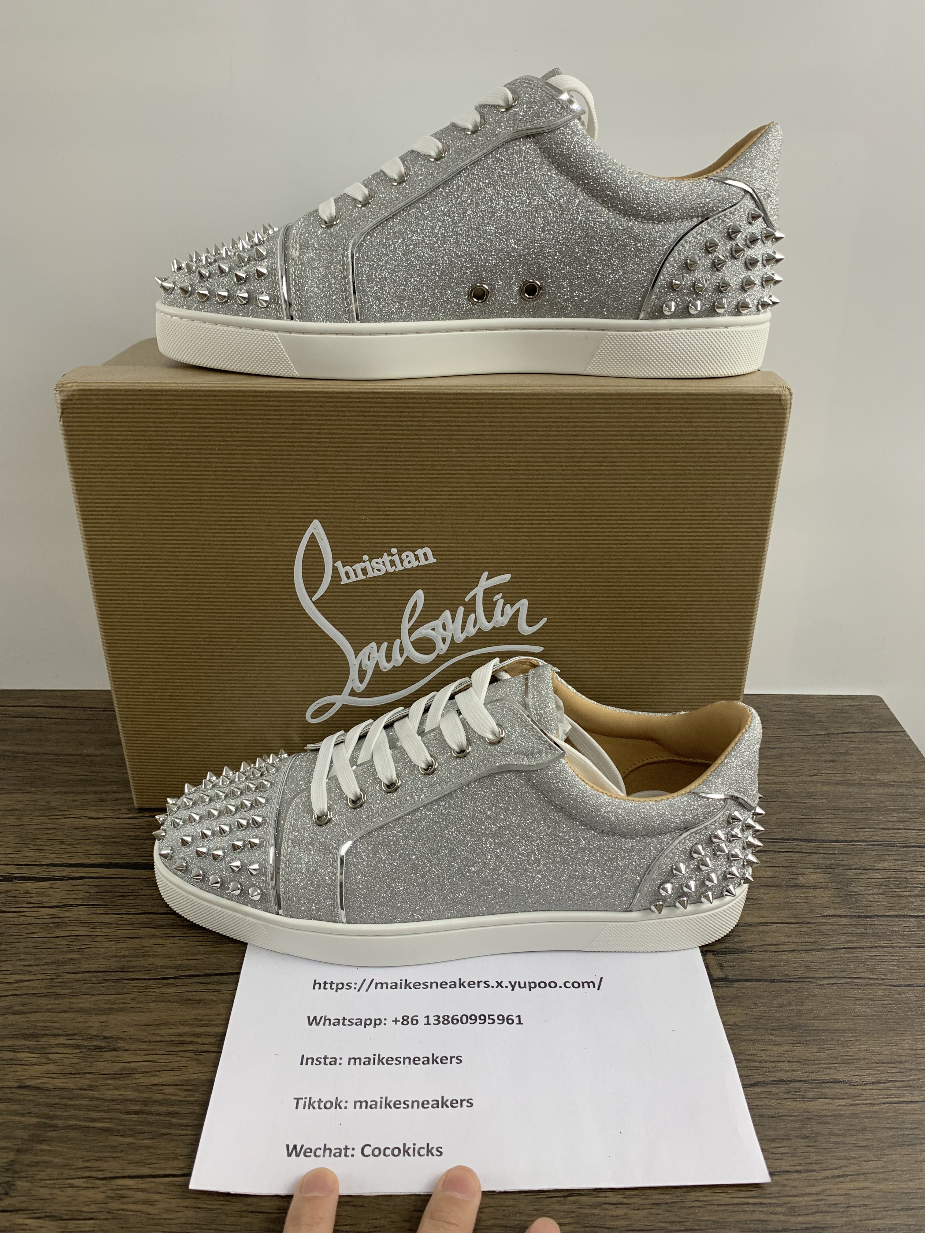 C*hristian ·Louboutin men women TOP sneakers