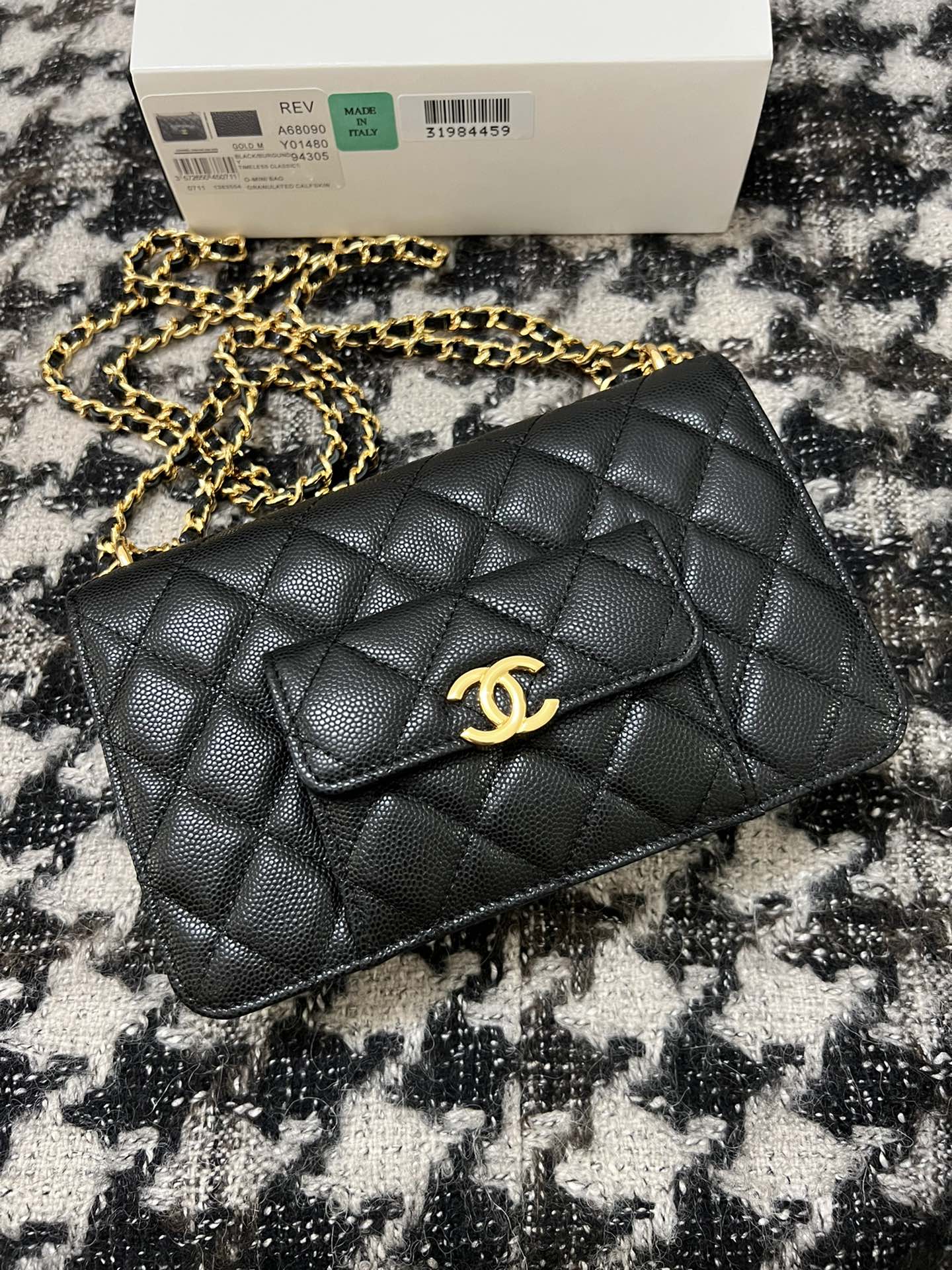 C*hanel Bag Top Quality 12.4*19.2*7.1CM